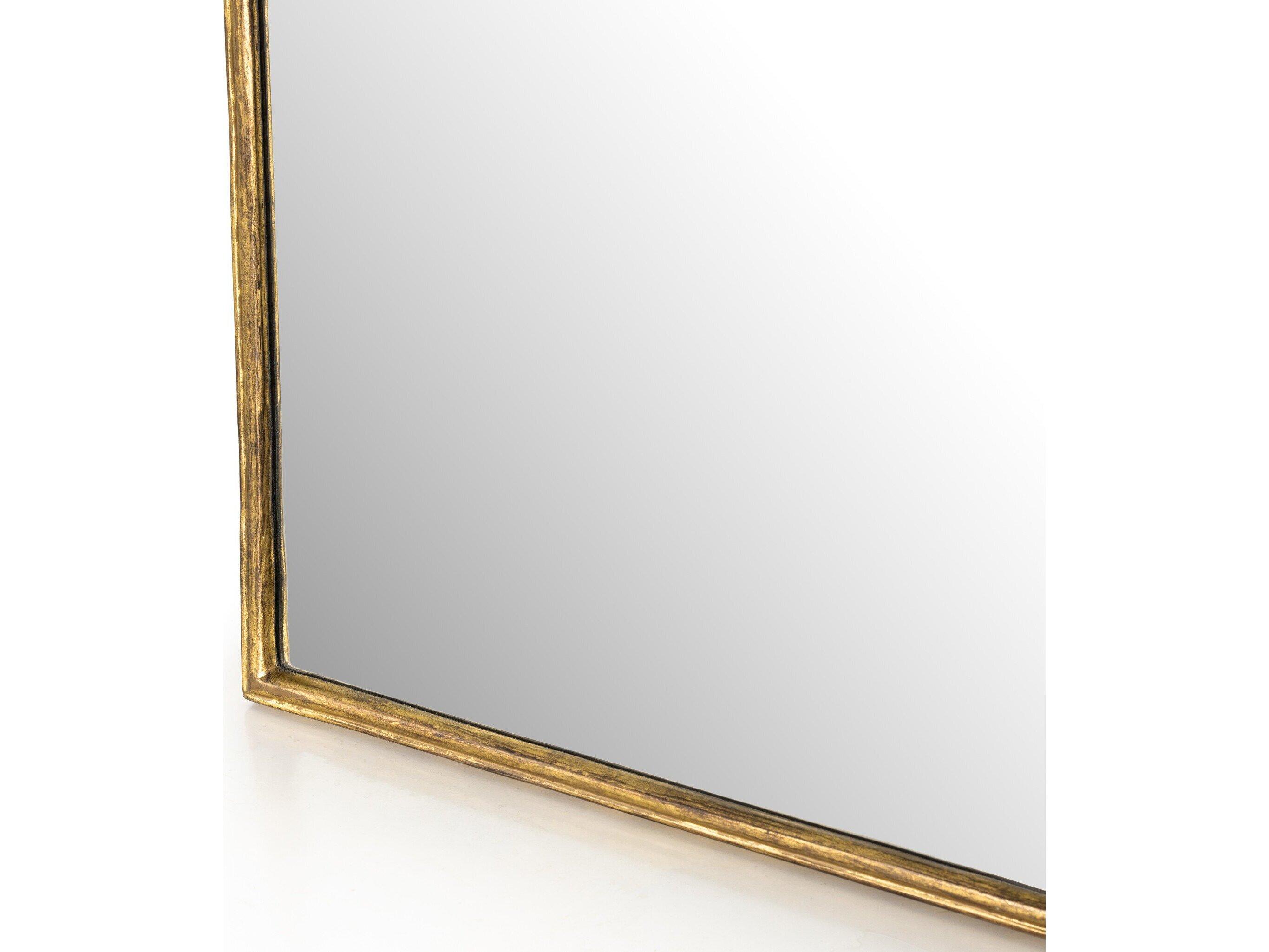 Four Hands Asher Loire Antiqued Gold Leaf Grand Floor Mirror