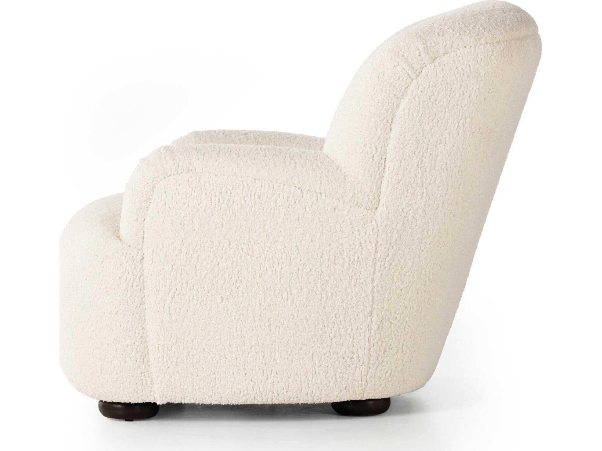Four Hands Norwood Kadon Sheepskin Natural  Accent Chair