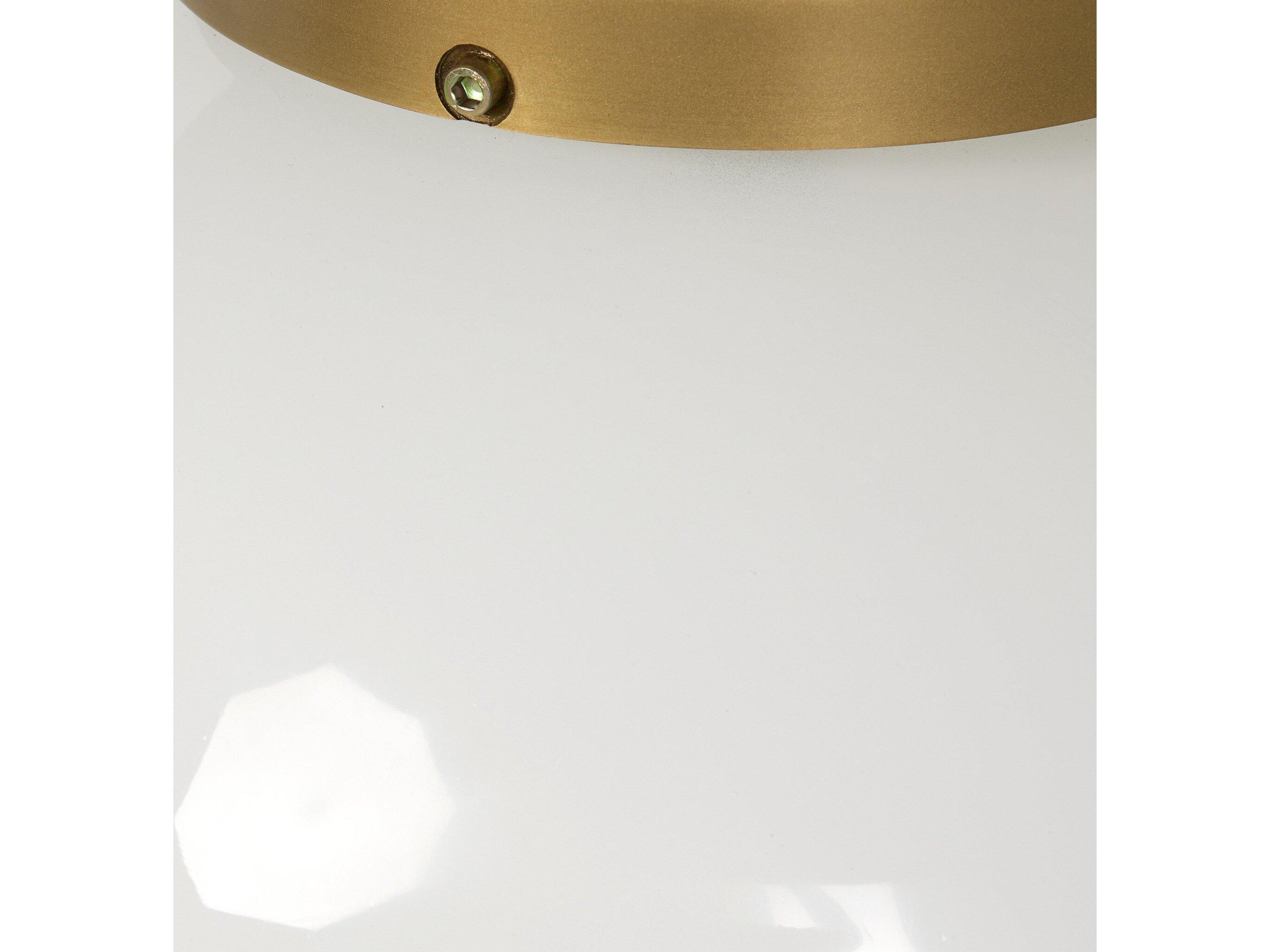 Four Hands Evelie White Globe Pendant