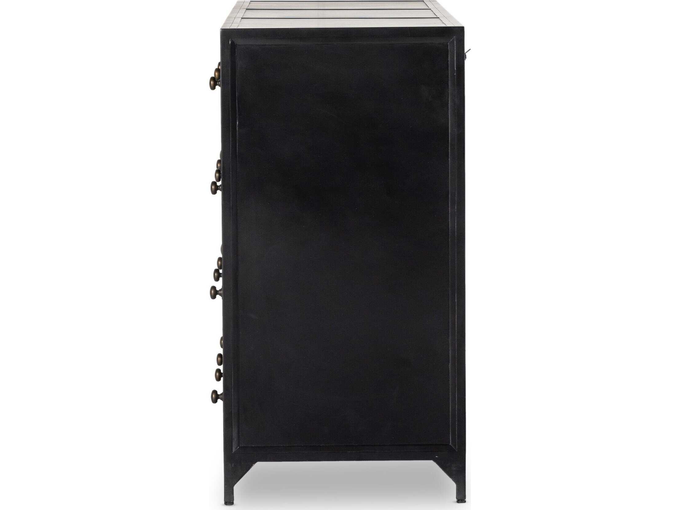 Four Hands Belmont  Black  12 Drawer Dresser