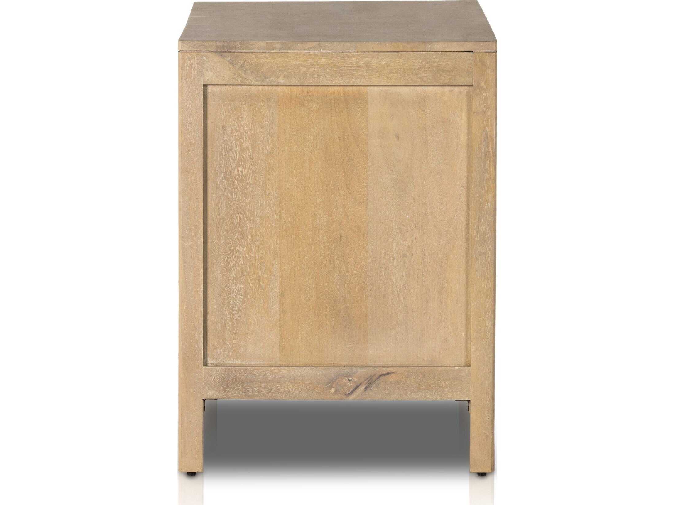 Four Hands Prescott Sydney 3-Drawers Mango Wood Nightstand