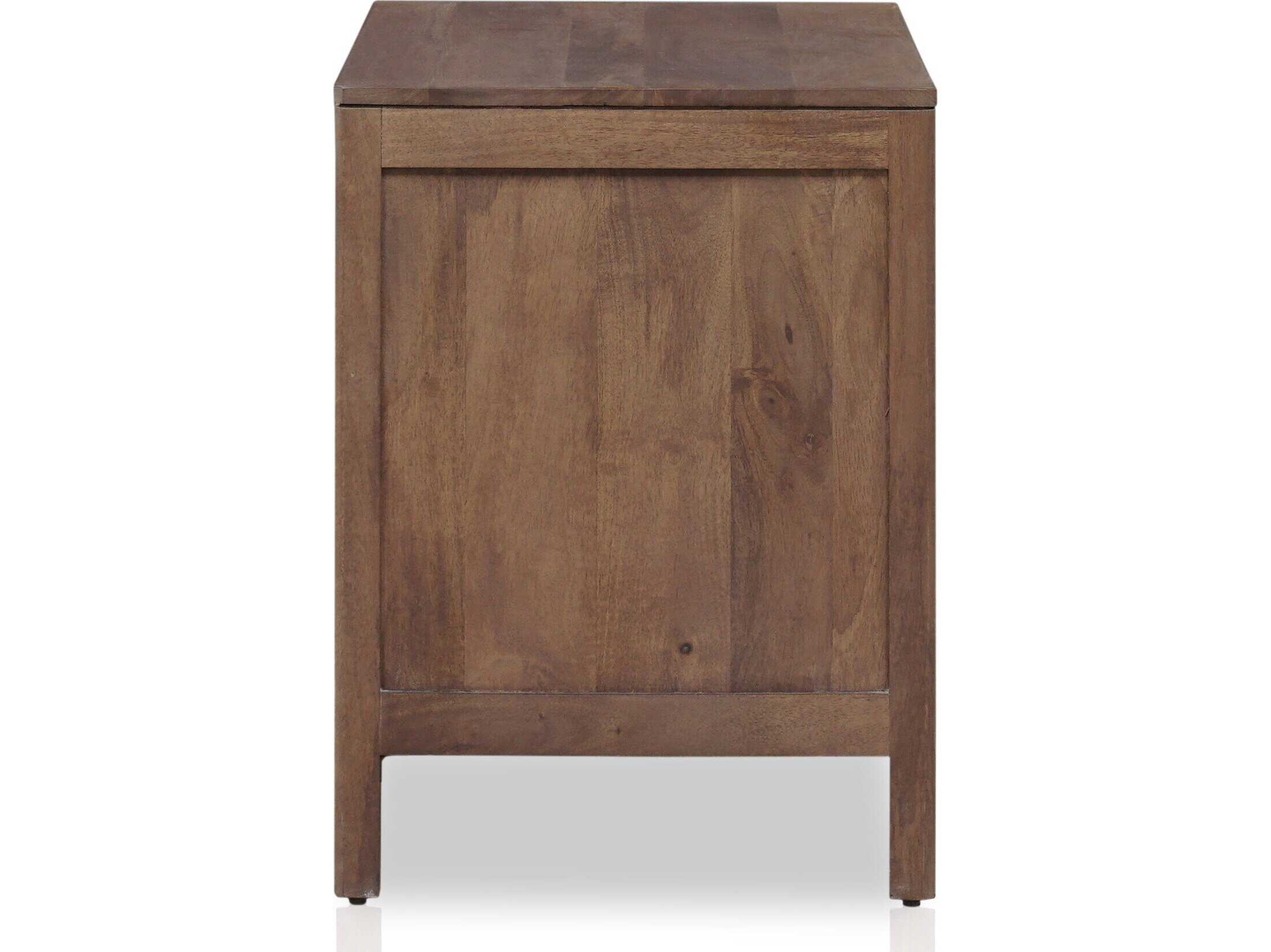 Four Hands Prescott Sydney 3-Drawers Mango Wood Nightstand