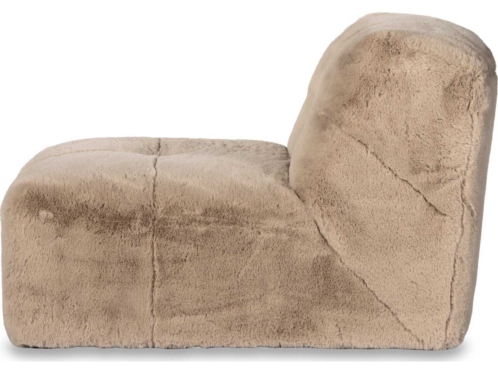 Four Hands Carnegie Miles Beige Fabric Accent Chair