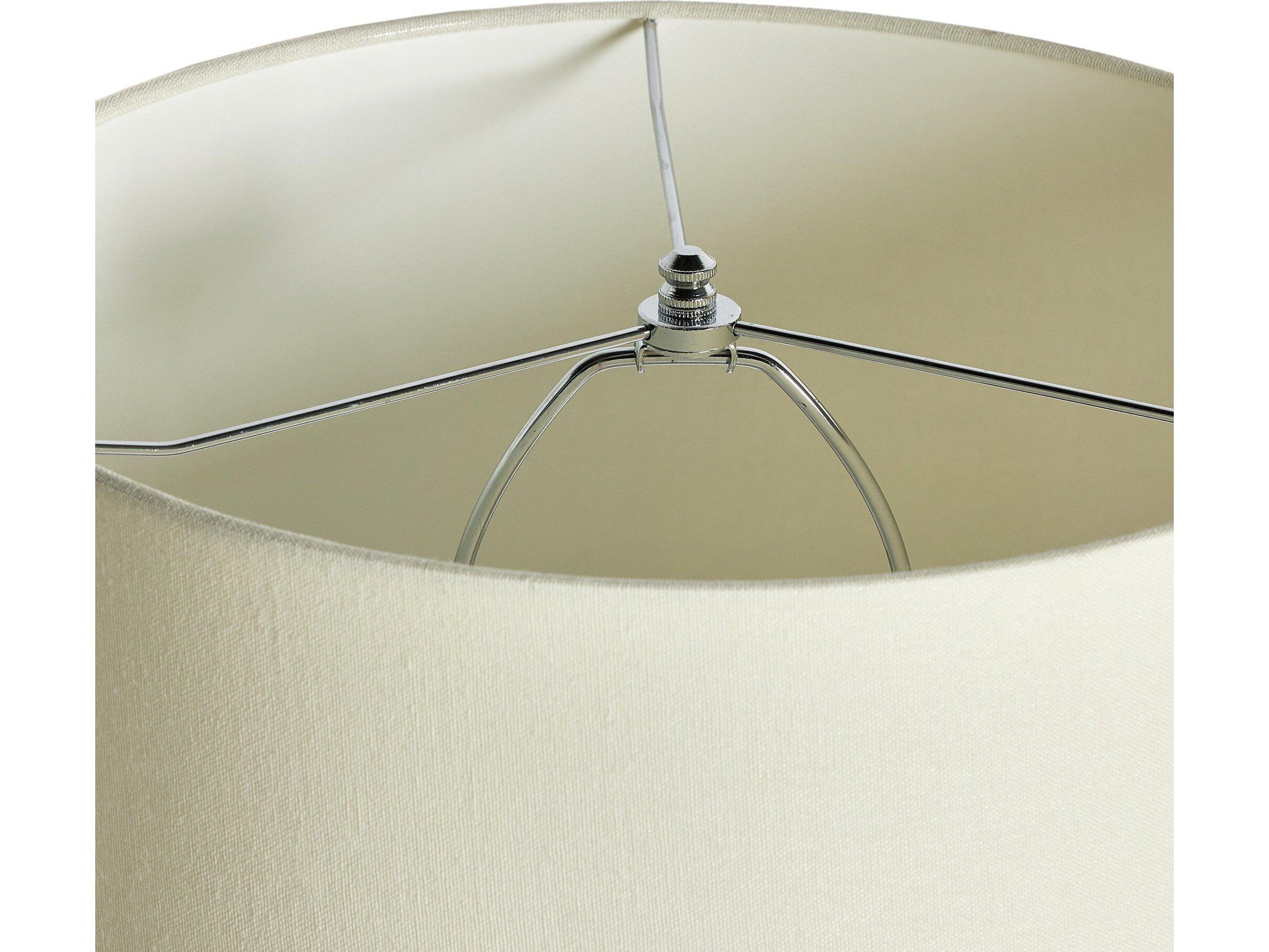 Four Hands Ryker Ozer Reactive White Glaze Table Lamp