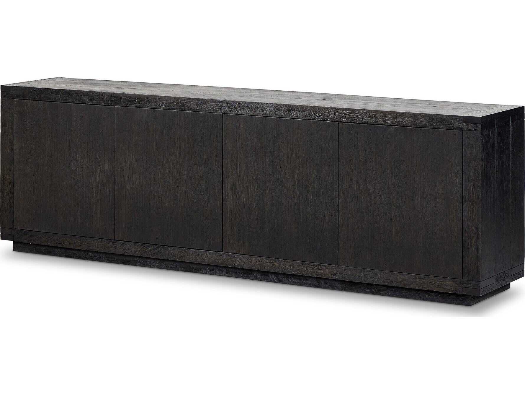 Four Hands Bennett Warby Worn Black Oak Sideboard
