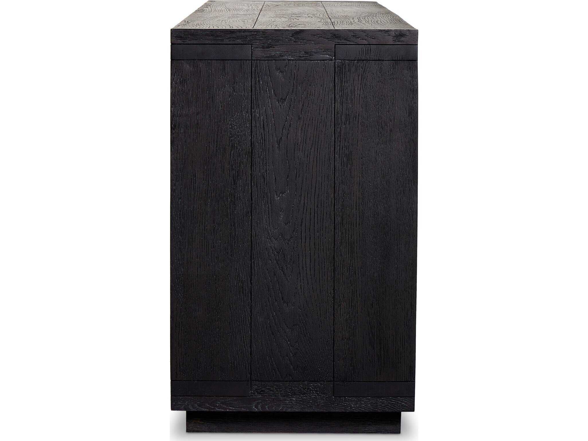 Four Hands Bennett Warby Worn Black Oak Sideboard