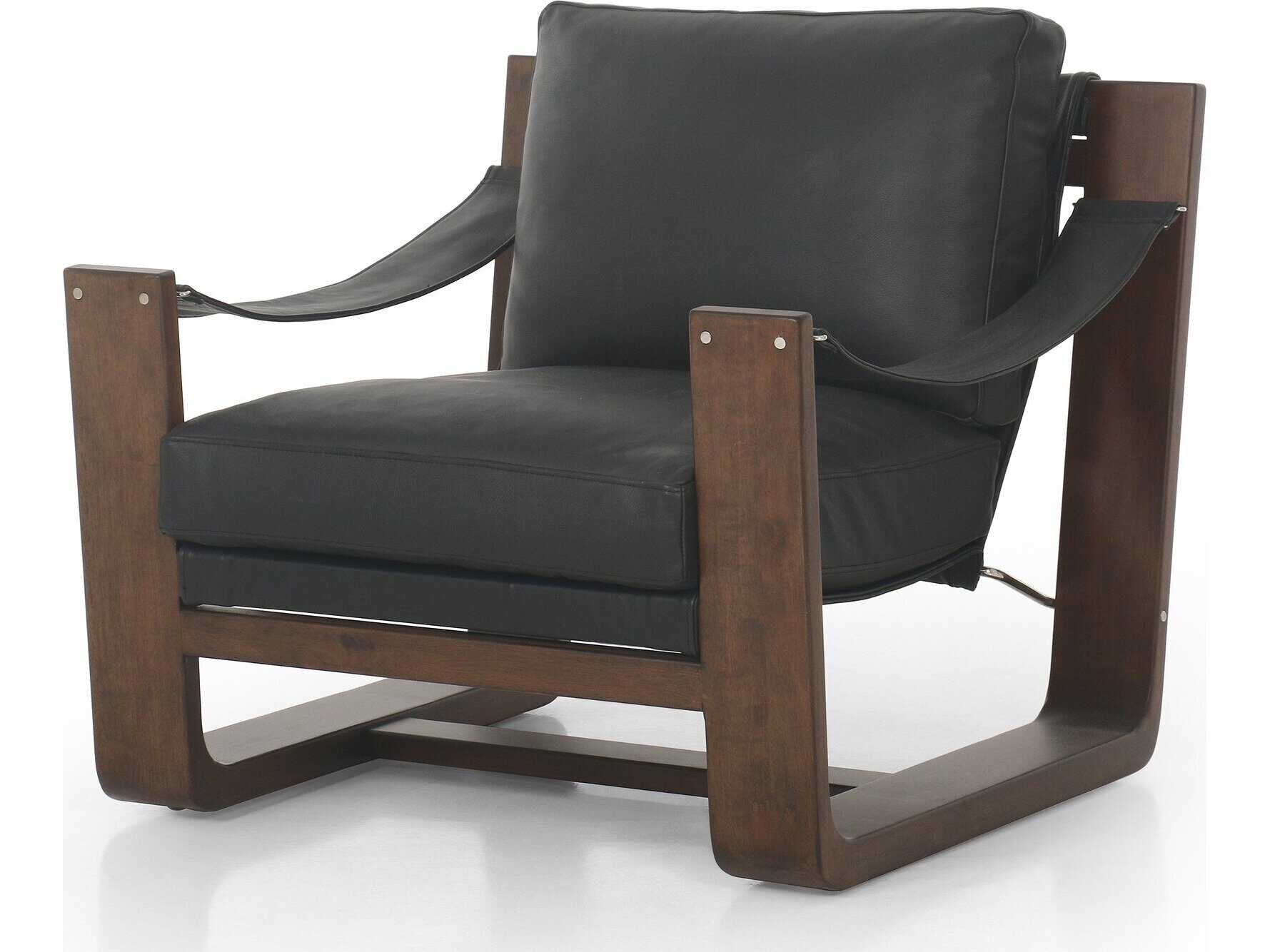 Four Hands Kensington Cesar Carson Black Accent Chair