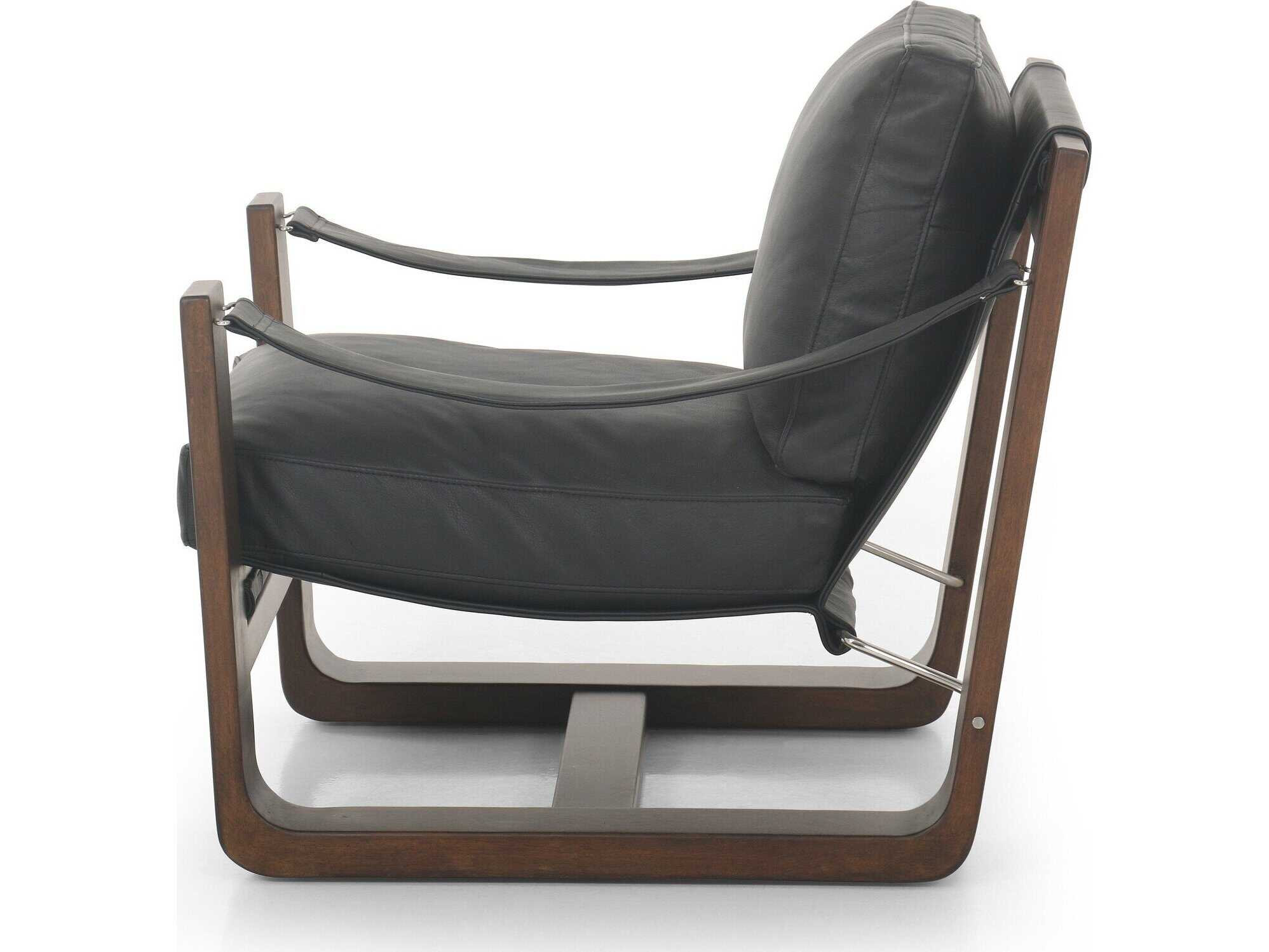 Four Hands Kensington Cesar Carson Black Accent Chair