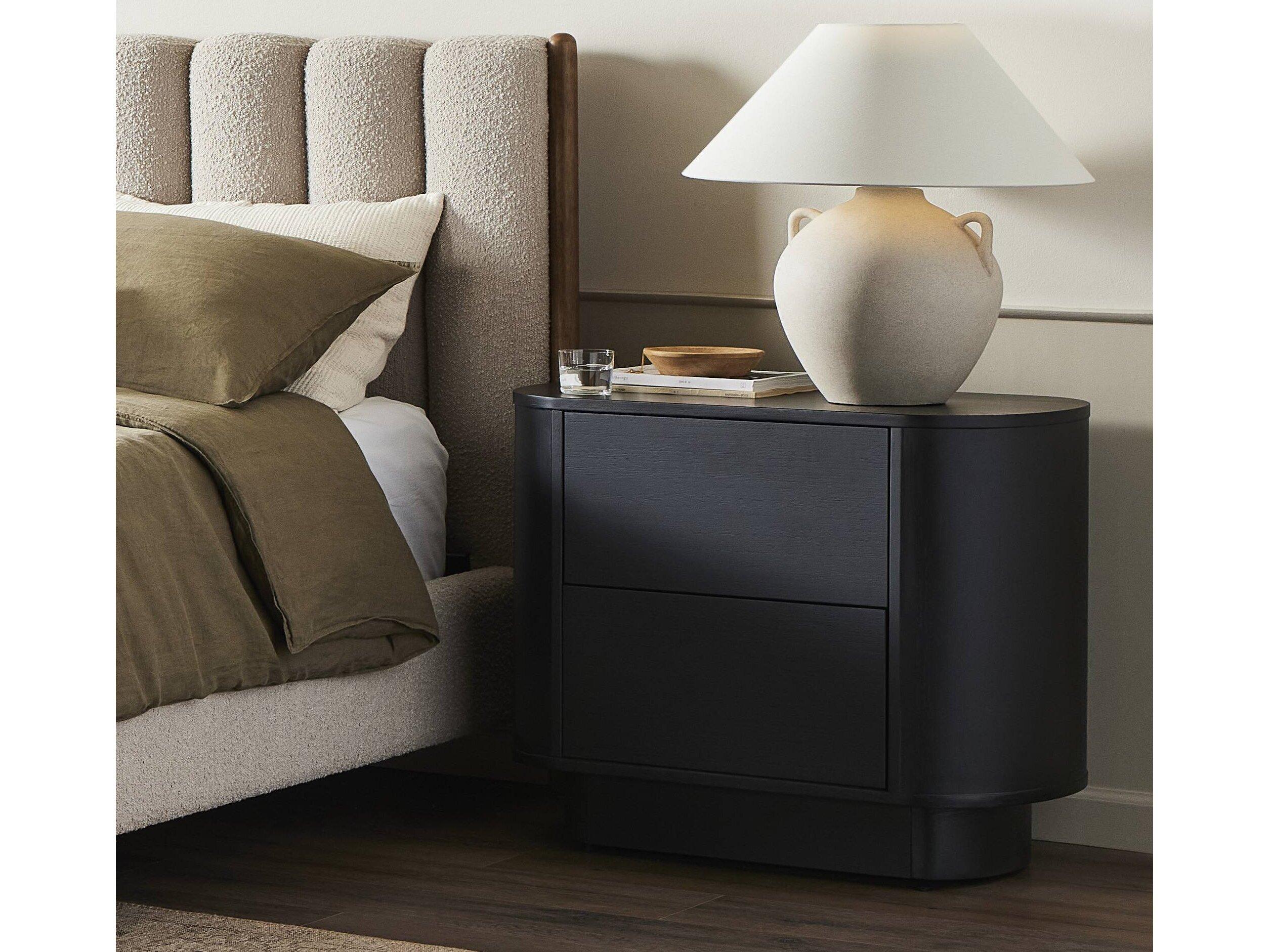 Four Hands Haiden Paden 2-Drawers Acacia Wood Nightstand