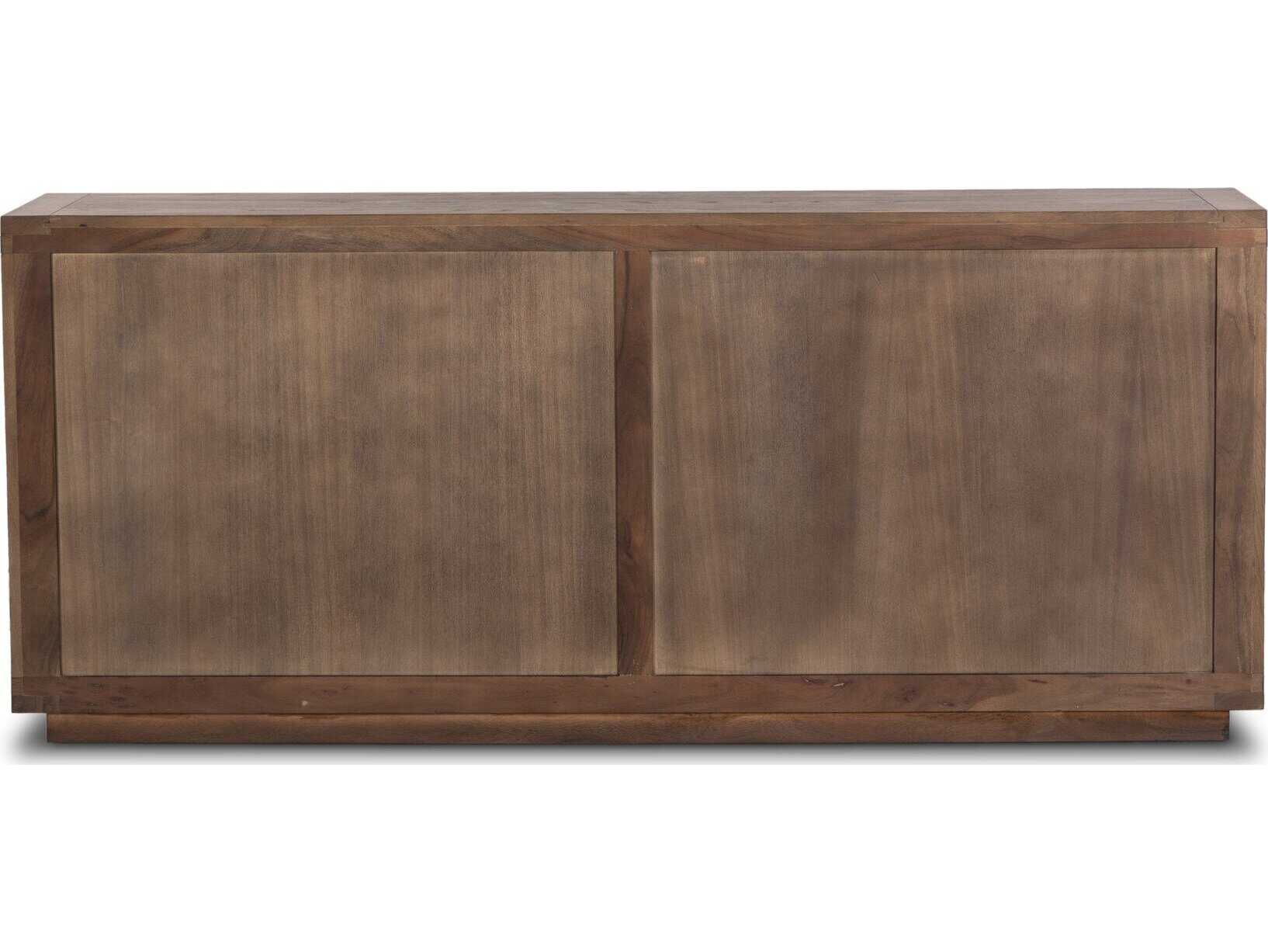 Four Hands Bennett 6-Drawers Brown Oak Wood Double Dresser