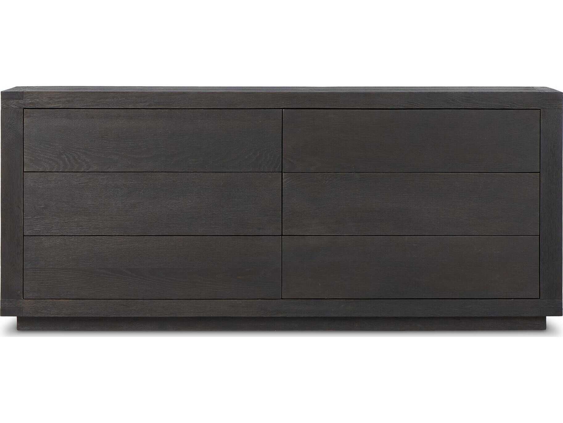 Four Hands Bennett 6-Drawers Oak Wood Double Dresser