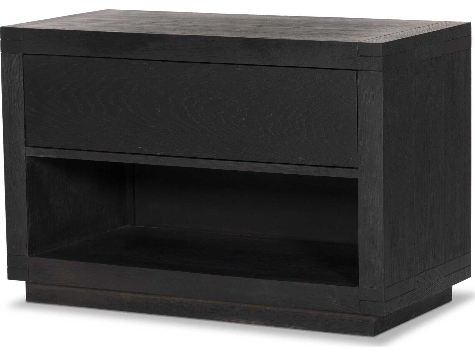 Four Hands Bennett 1-Drawer Oak Wood Nightstand