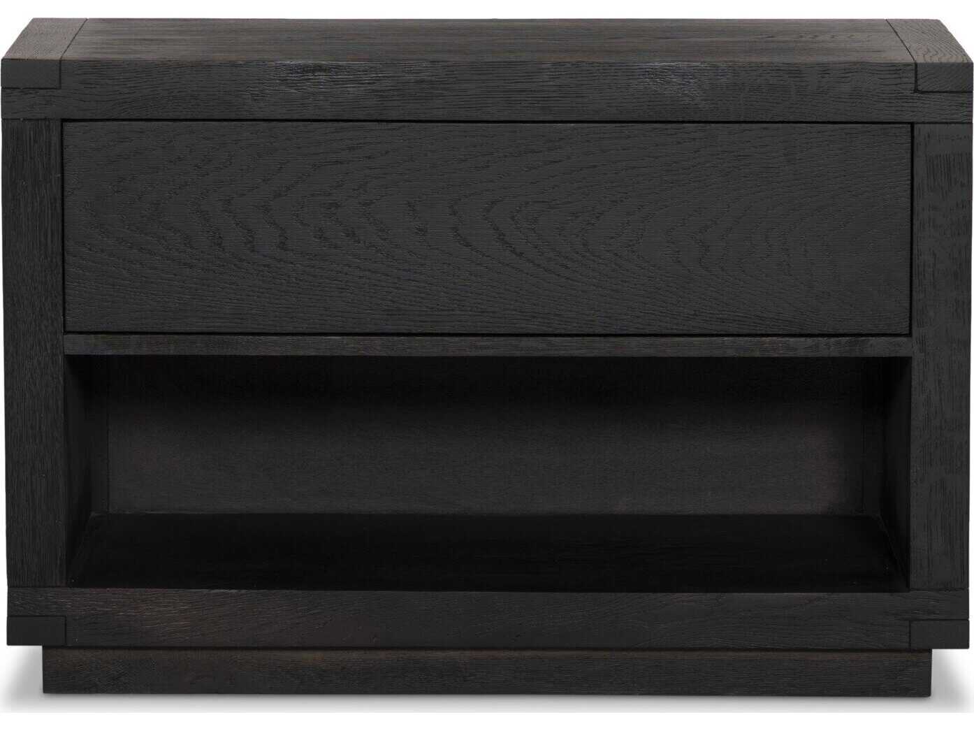 Four Hands Bennett 1-Drawer Oak Wood Nightstand