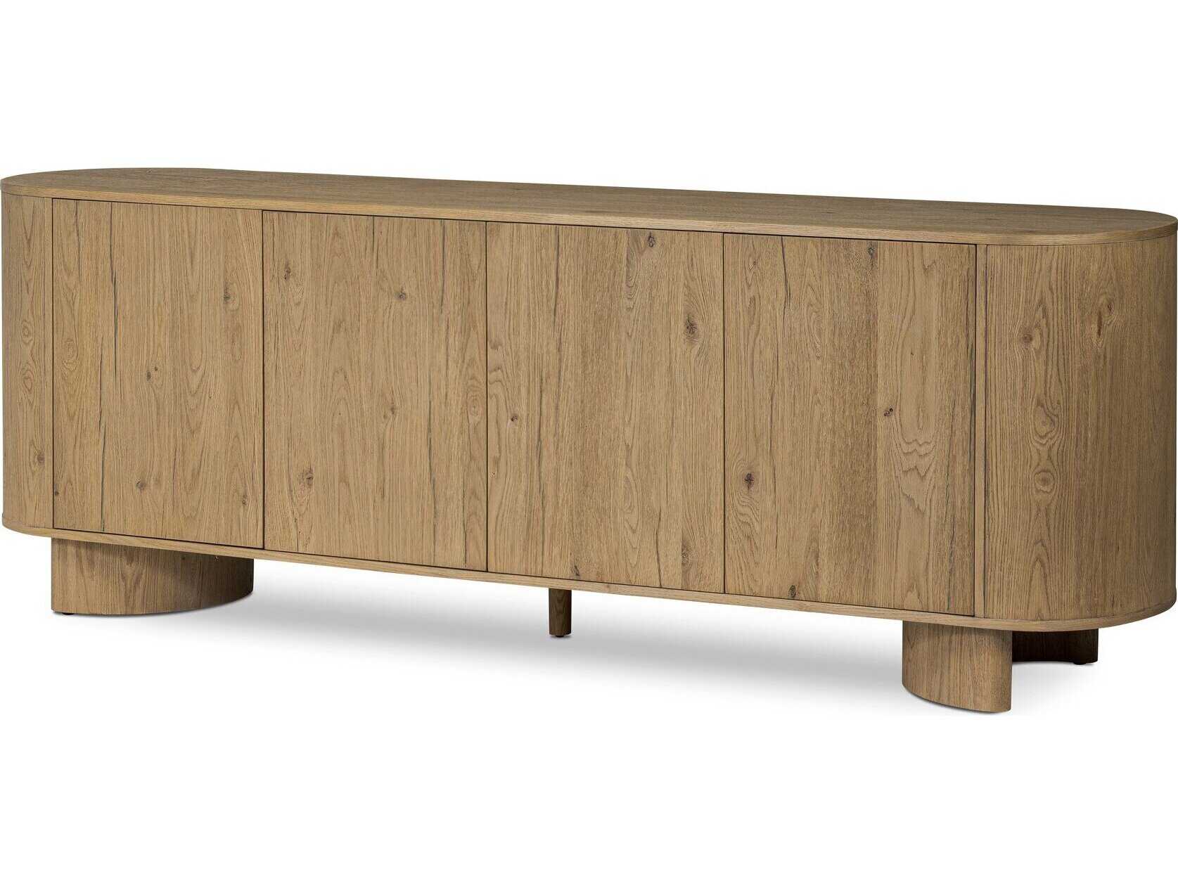 Four Hands Haiden Paden Worn Oak  Wood Sideboard