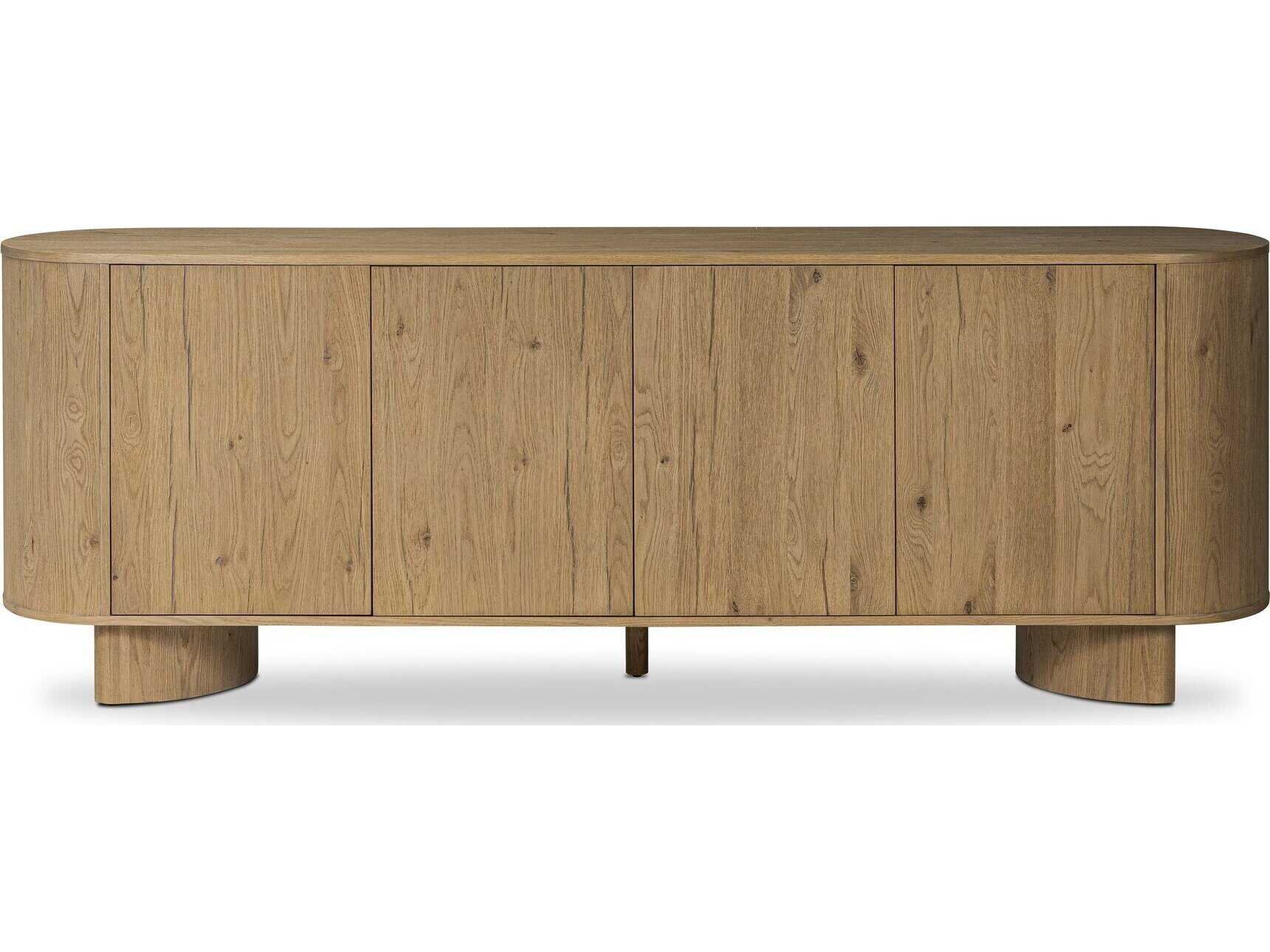 Four Hands Haiden Paden Worn Oak  Wood Sideboard