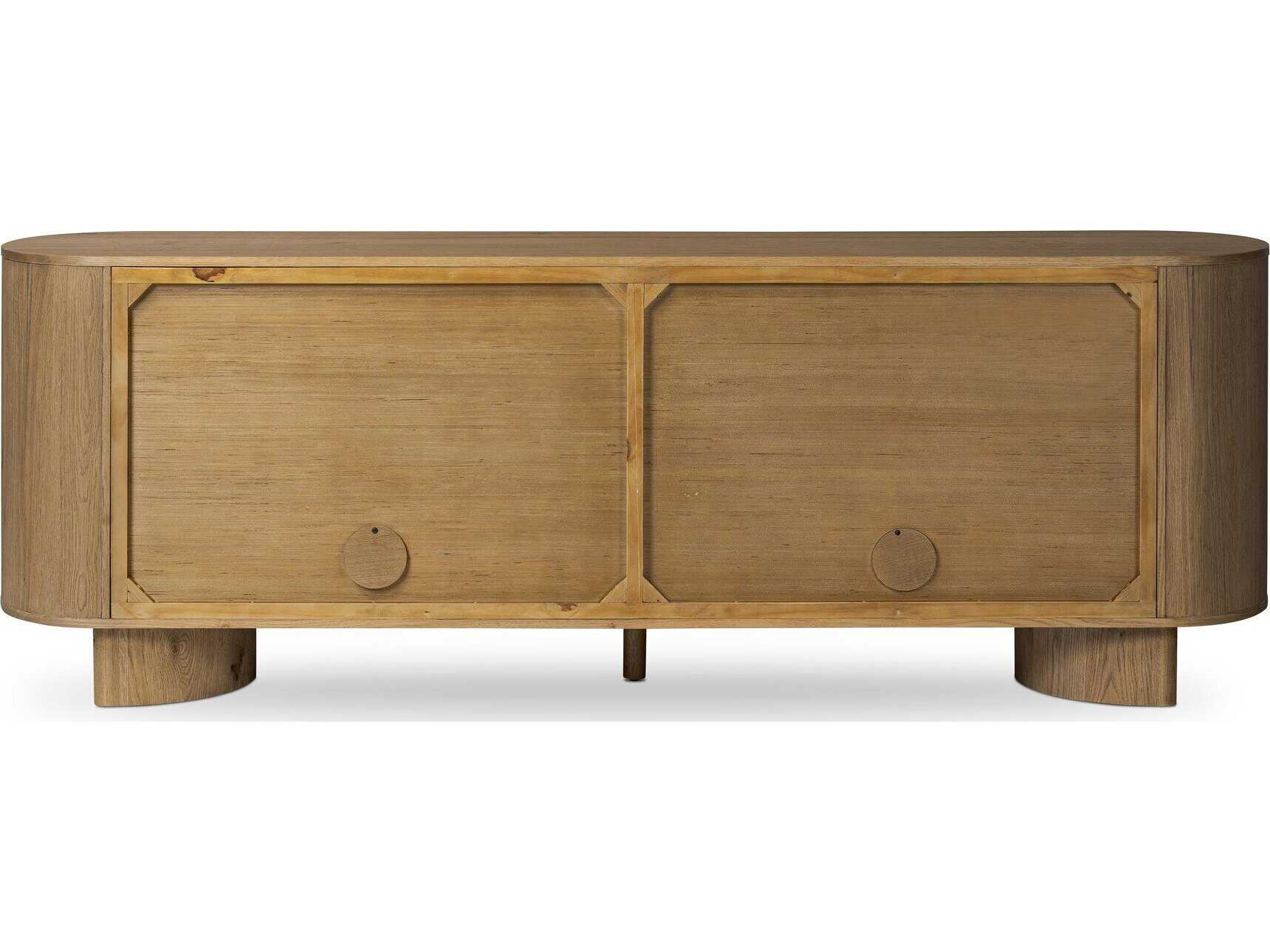 Four Hands Haiden Paden Worn Oak  Wood Sideboard