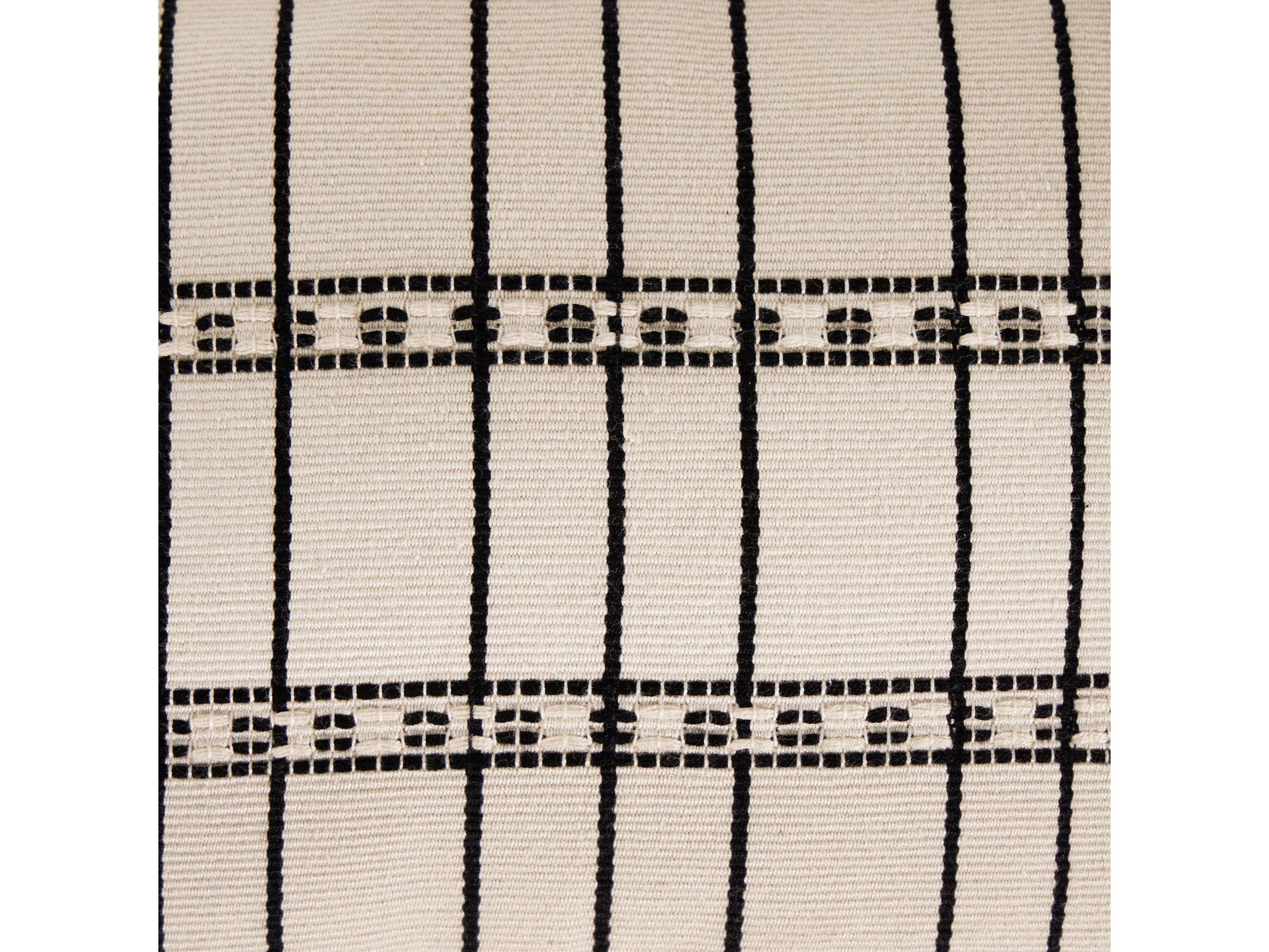 Four Hands Costa Handwoven Ivory Cotton  Chiapas Pillow