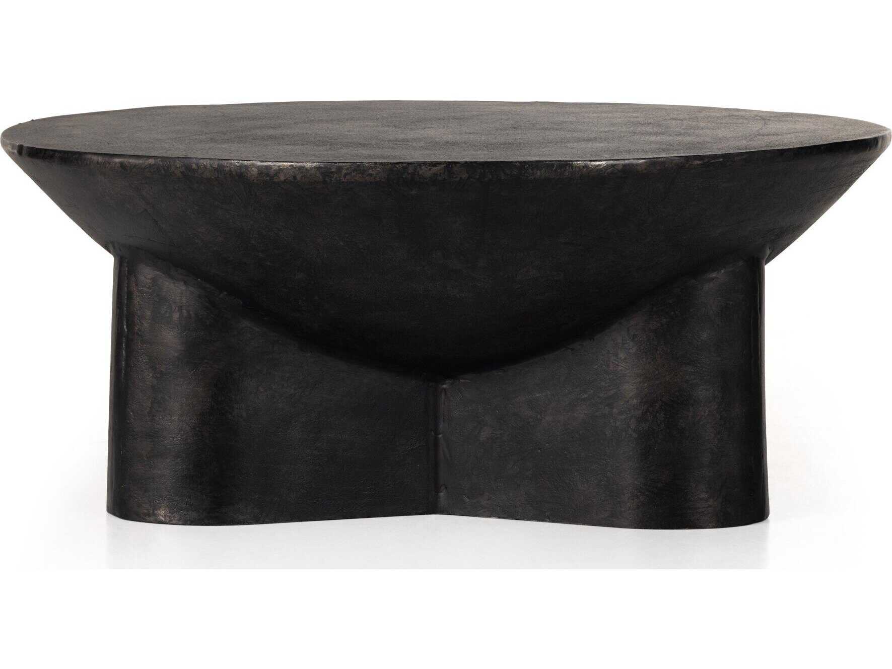 Four Hands Marlow Sante Raw Black Coffee Table