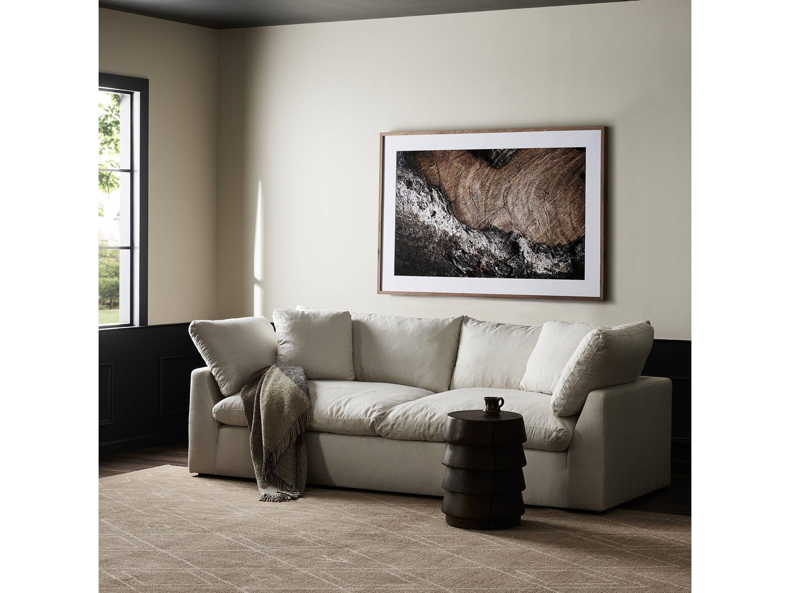 Four Hands Centrale Stevie Anders Ivory White Upholstered Sofa