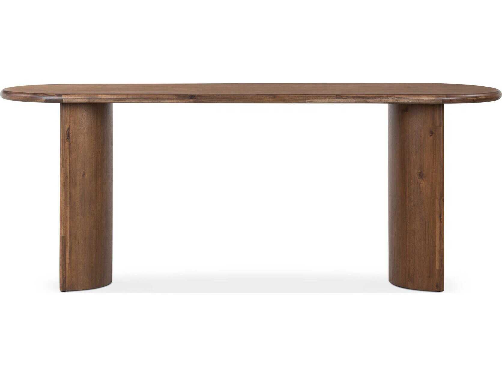 Four Hands Haiden Paden Seasoned Brown Acacia Large Console Table