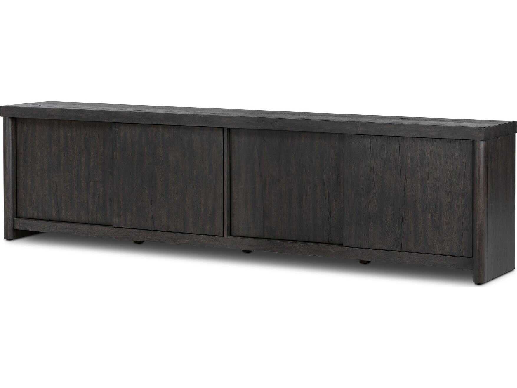 Four Hands Haiden 94" Smoked Black Laredo Media Console