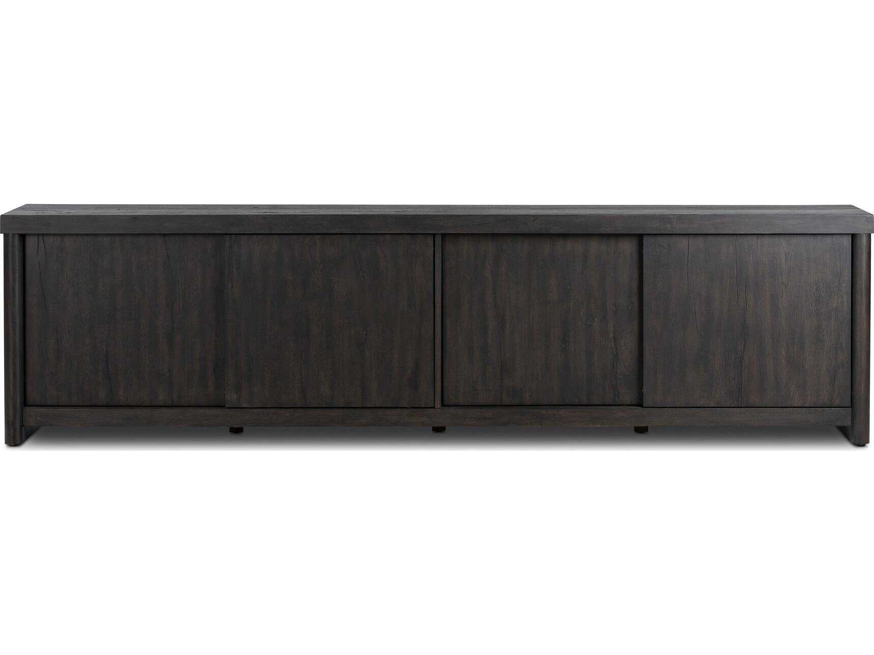 Four Hands Haiden 94" Smoked Black Laredo Media Console