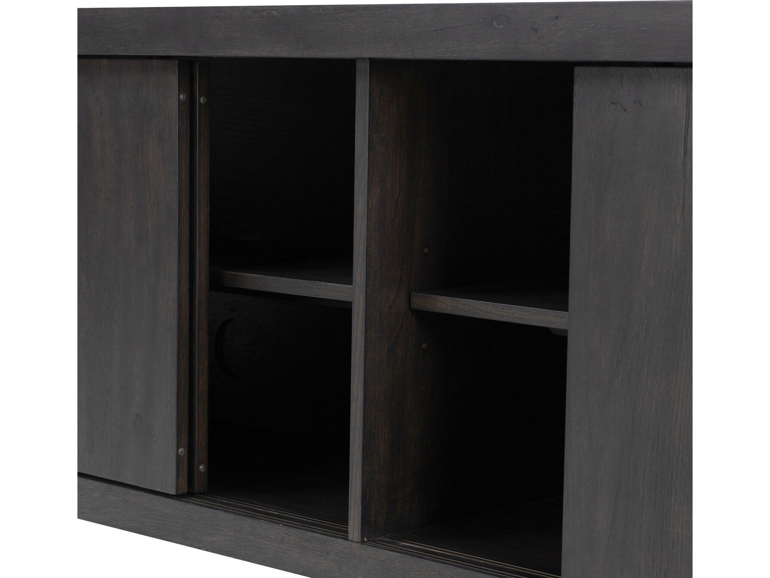 Four Hands Haiden 94" Smoked Black Laredo Media Console