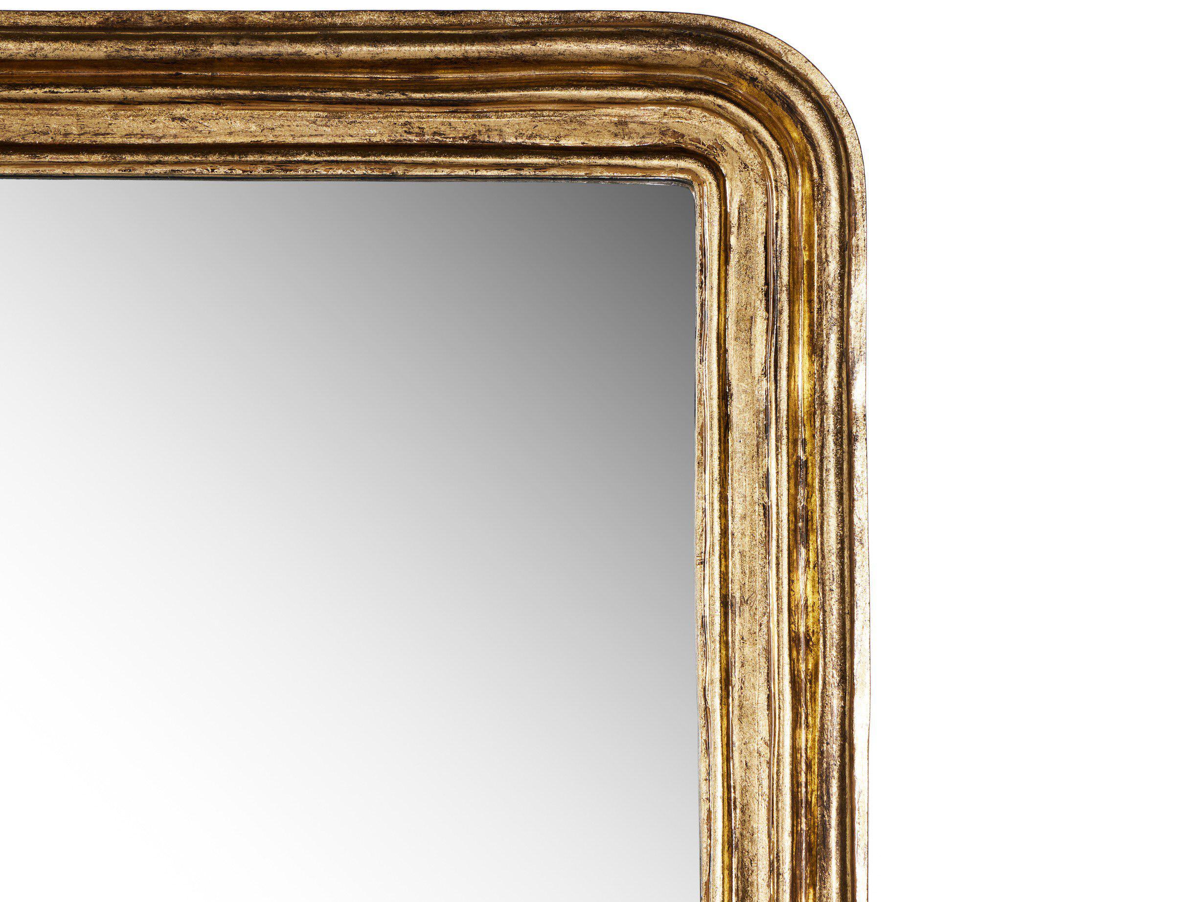 Luxecor Globetrotter Vintage Louis Rectangular Floor Mirror