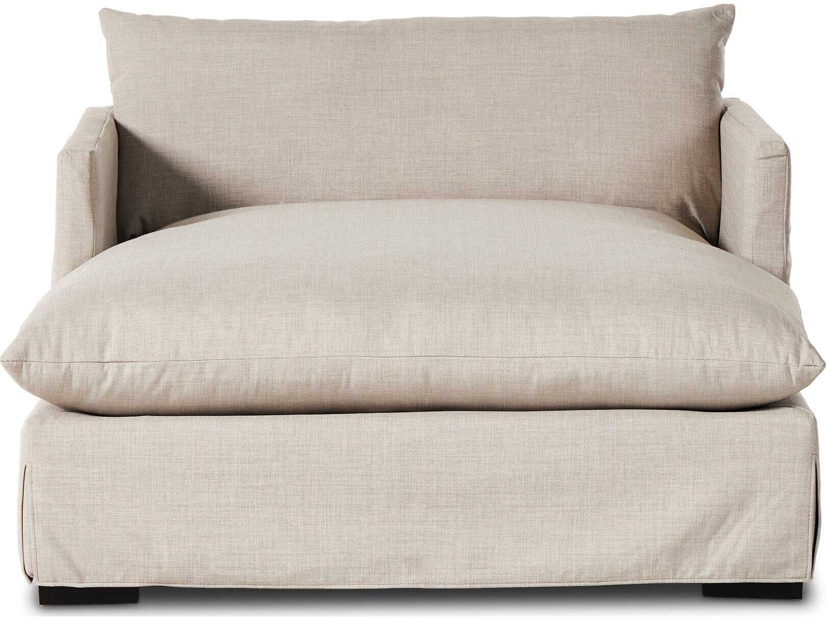 Four Hands Atelier Habitat Bennett Moon Upholstered Chaise Lounge