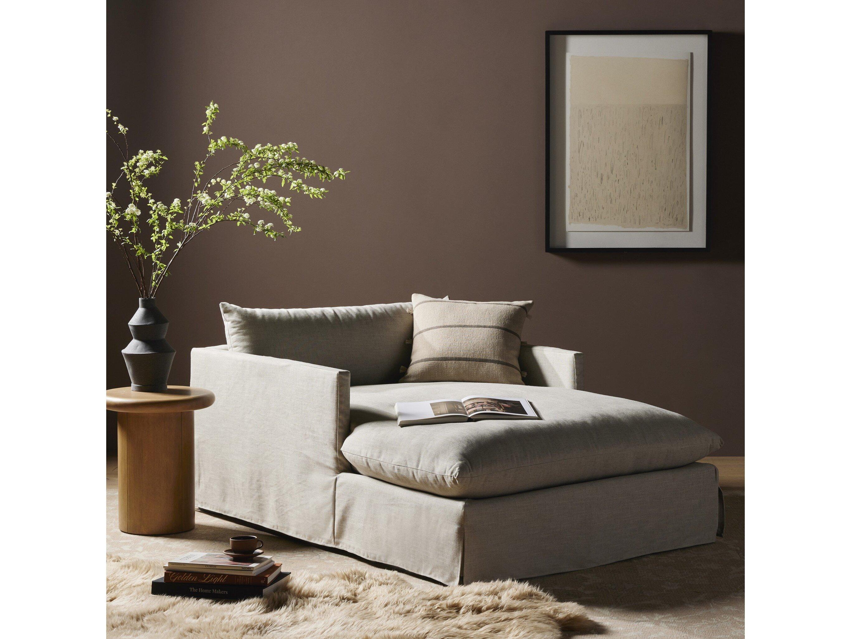 Four Hands Atelier Habitat Valley Nimbus Upholstered Chaise Lounge