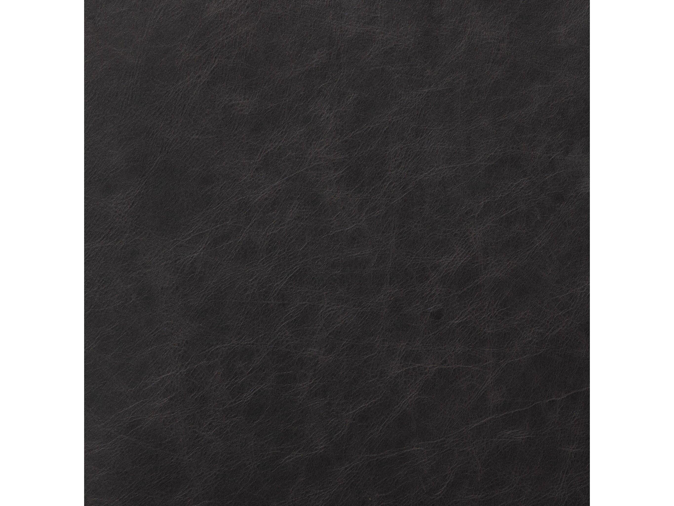 Four Hands Townsend Hawkins Sonoma Black Leather Swivel Chair