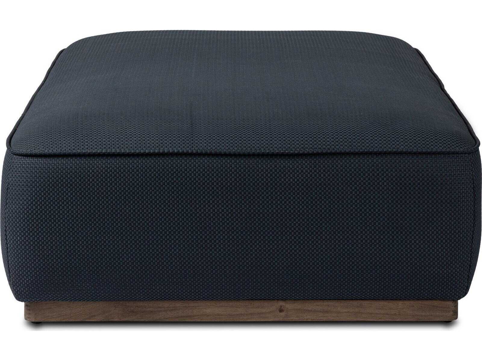 Four Hands Westgate Sinclair Fresno Cobalt Cocktail Ottoman