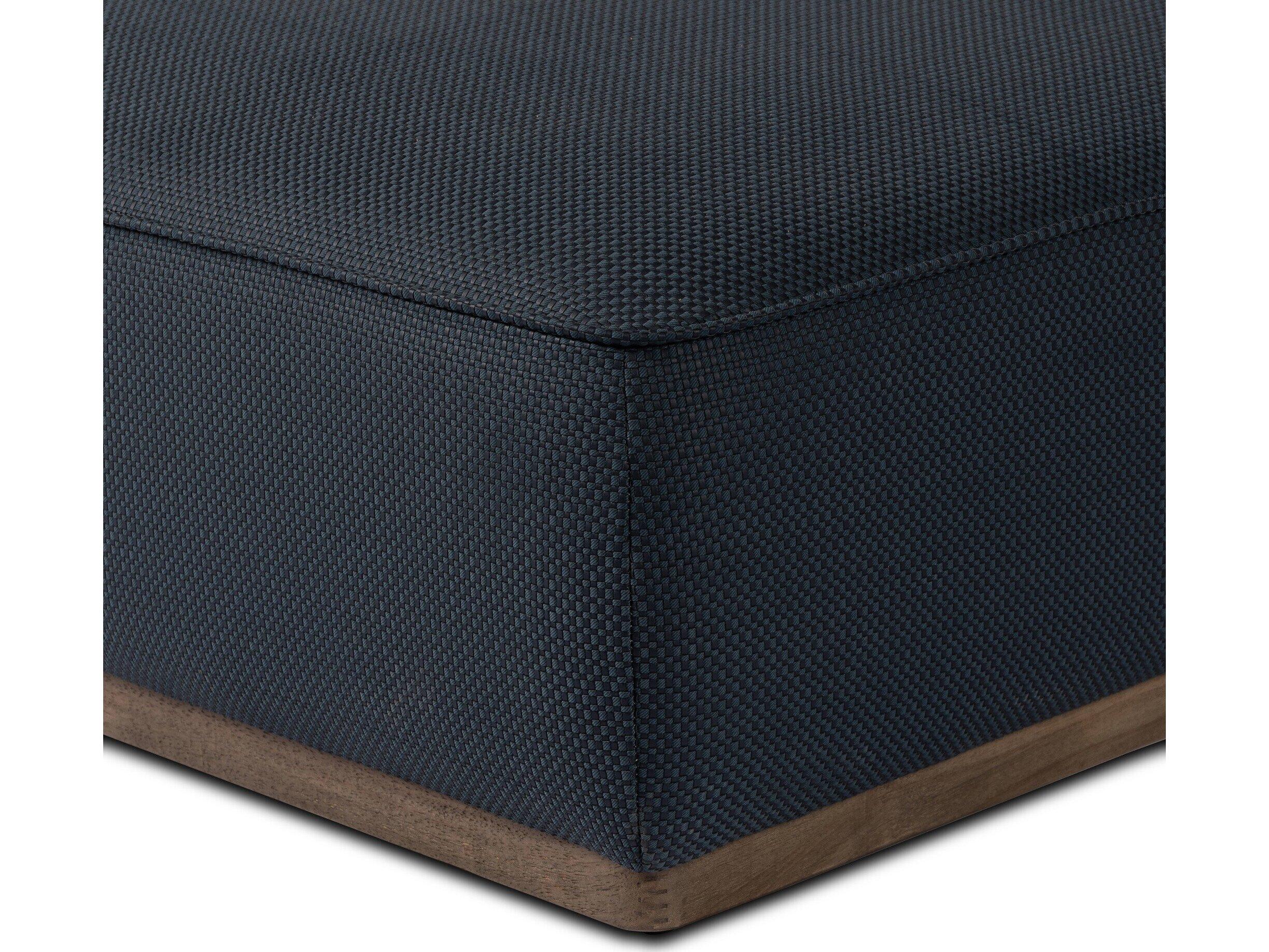Four Hands Westgate Sinclair Fresno Cobalt Cocktail Ottoman