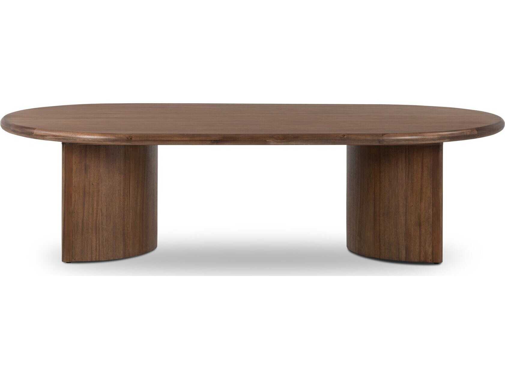 Four Hands Haiden Paden Seasoned Brown Acacia Coffee Table