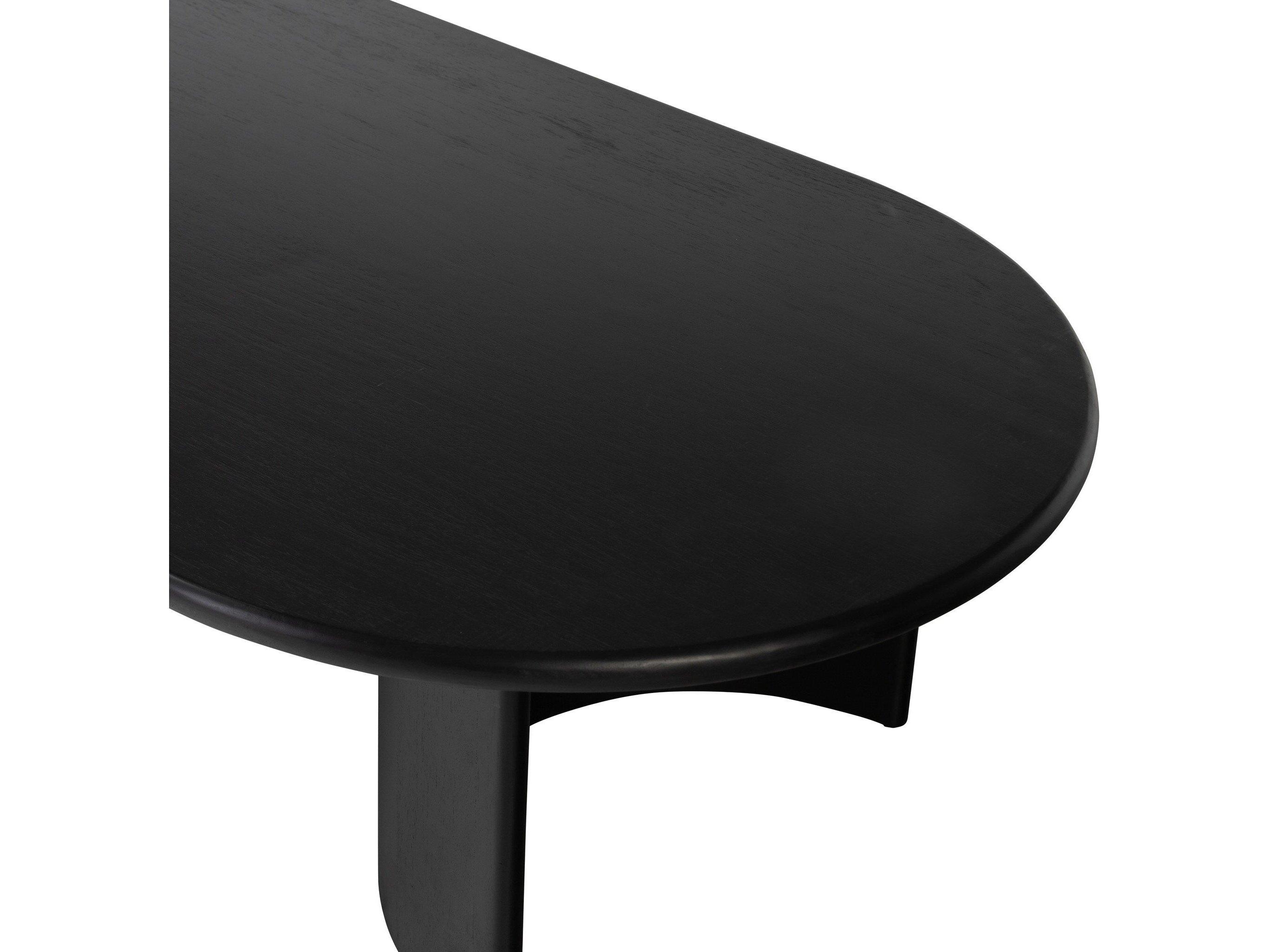 Four Hands Haiden Paden Aged Black Acacia Coffee Table