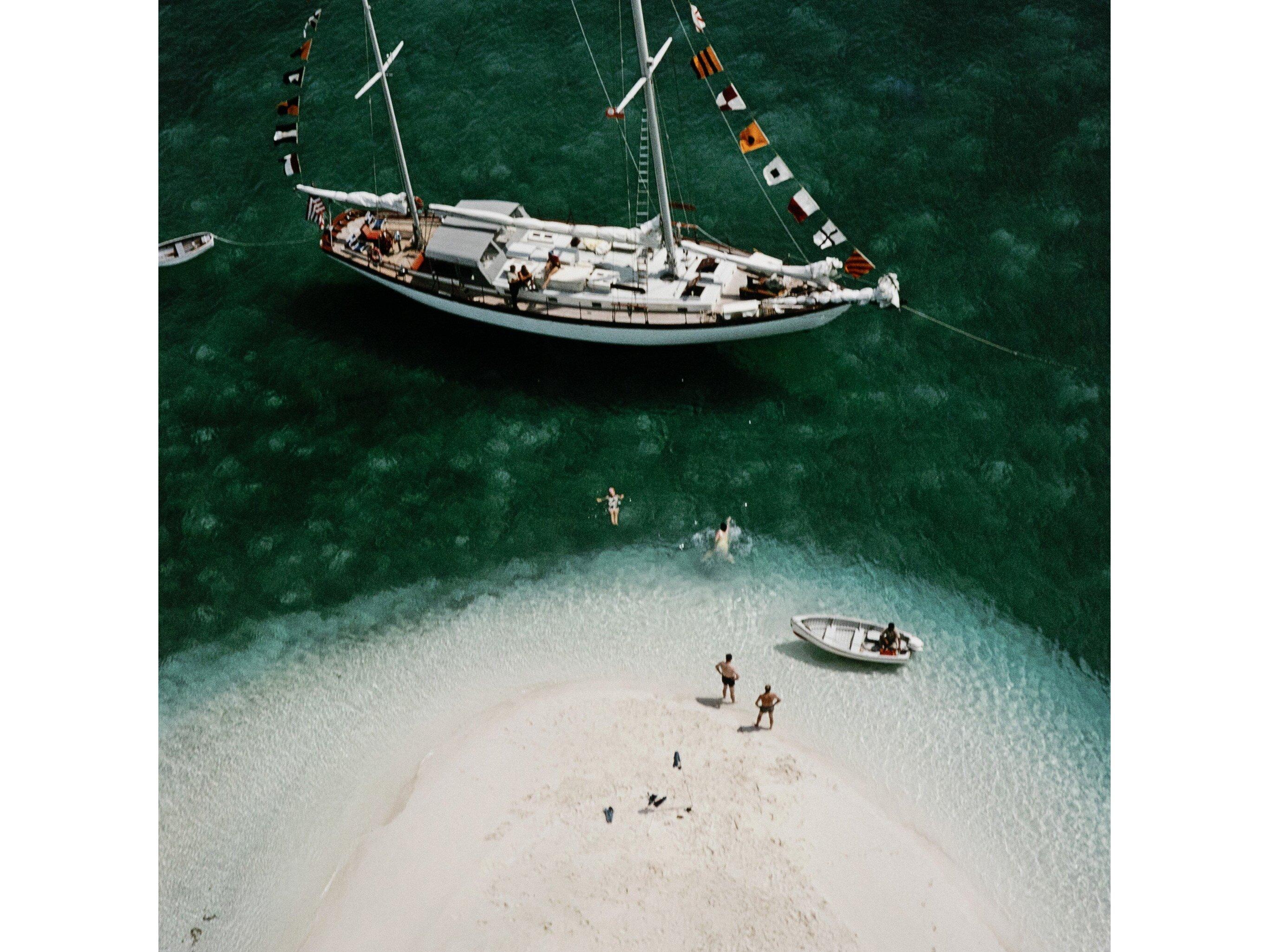 Four Hands Art Studio Charter Ketch By Slim Aarons Wall Art