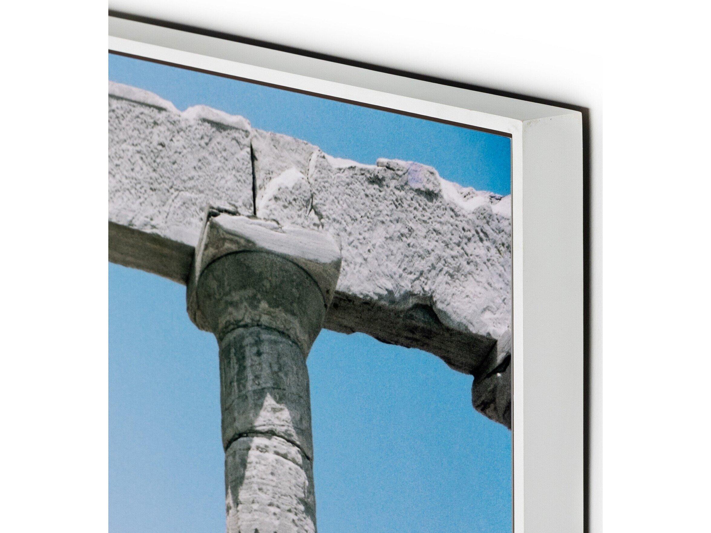 Four Hands Art Studio Dimitris Kritsas by Slim Aarons White Maple Floater  Canvas Wall Art