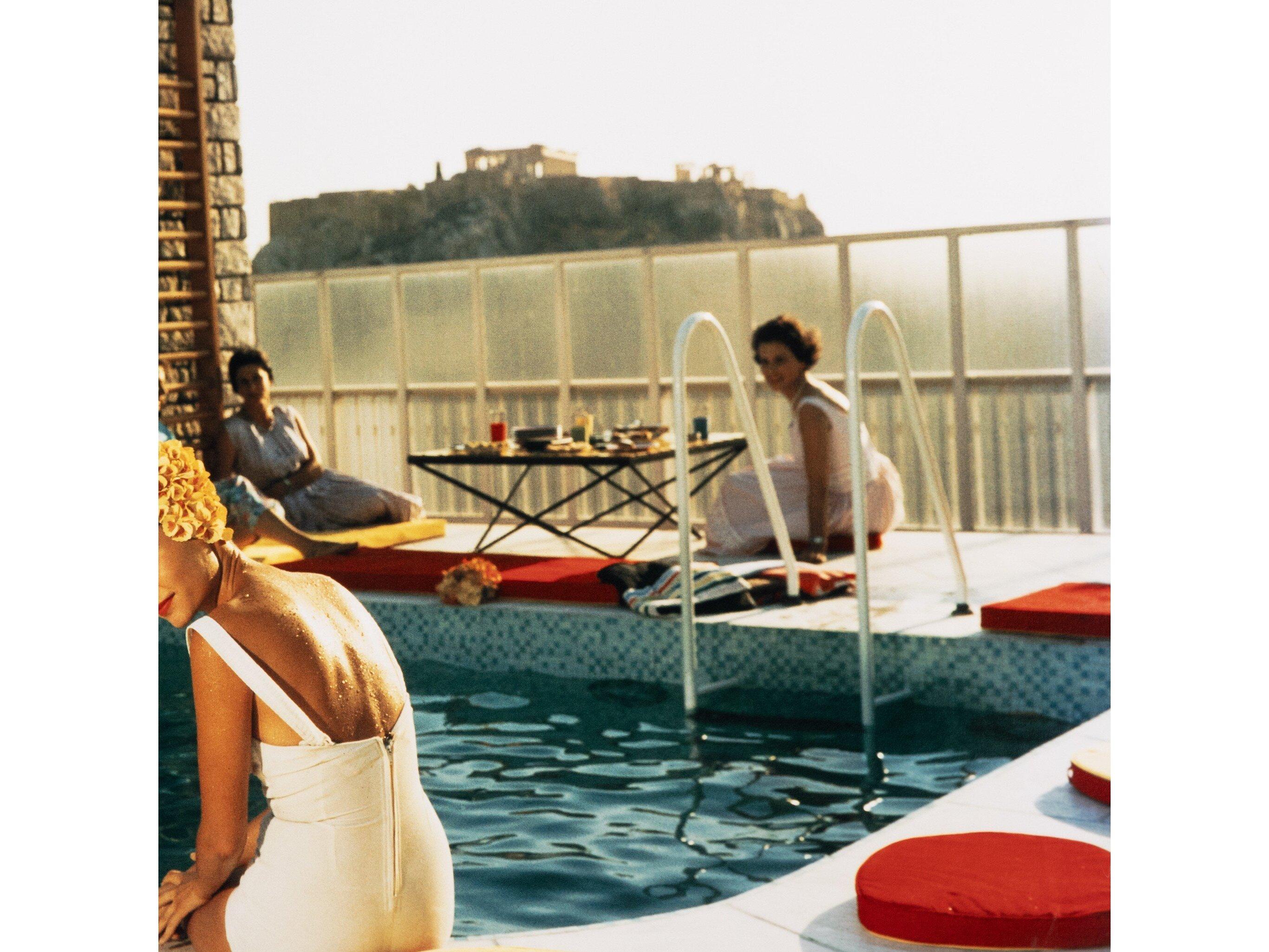 Four Hands Art Studio Penthouse Pool By Slim Aarons Wall Art