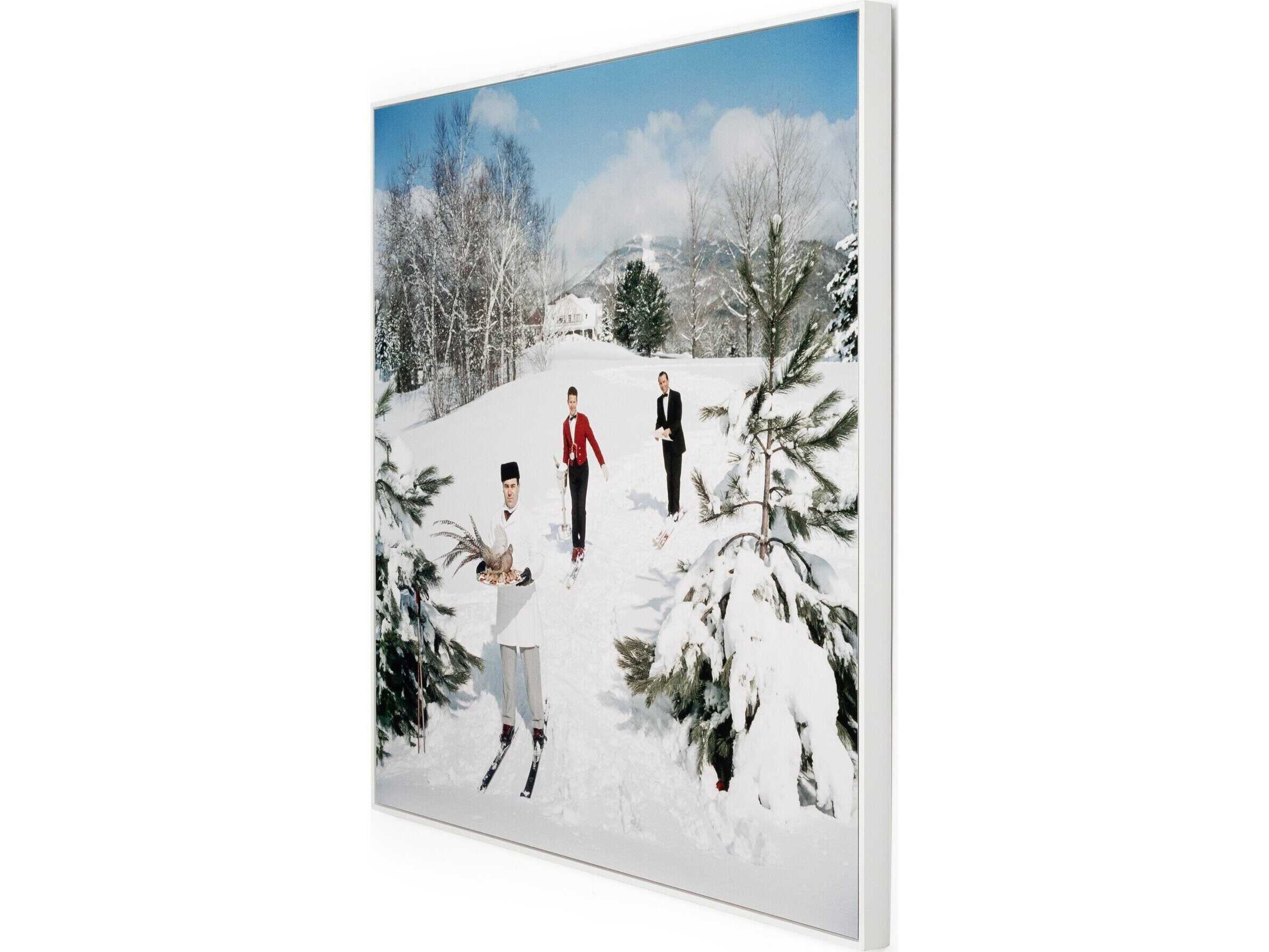 Four Hands Art Studio Skiing Waiters By Slim Aarons Wall Art