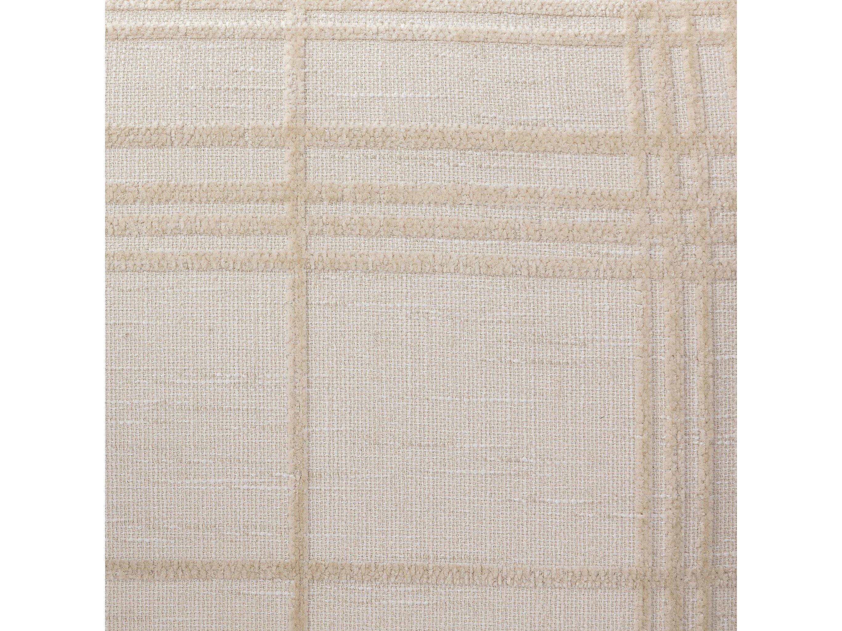 Four Hands Abbott Tyler Sheffield Ivory Upholstered Oak Wood Dining Armchair