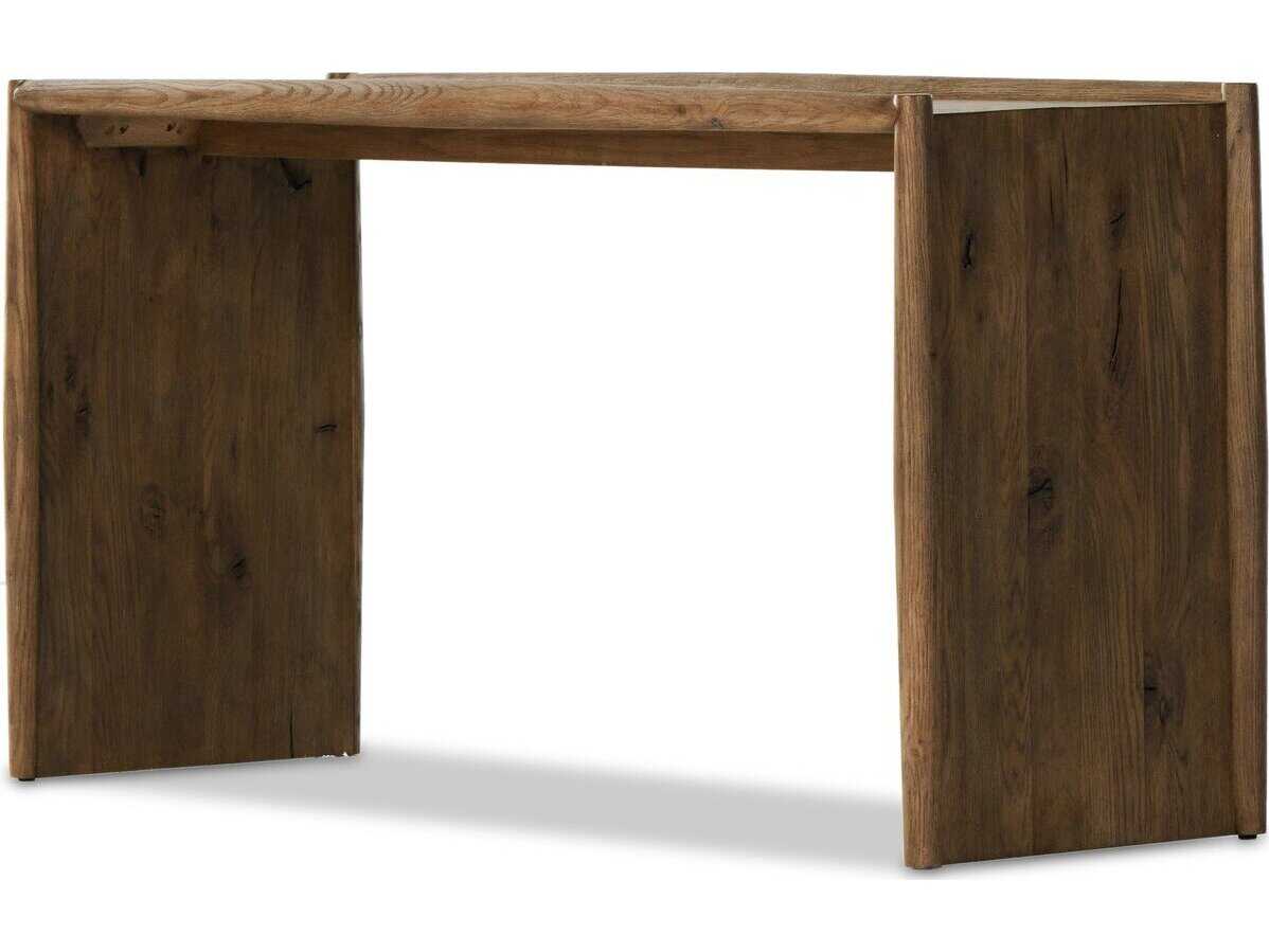 Four Hands Bolton Glenview Rectangular Wood Weathered Oak Console Table