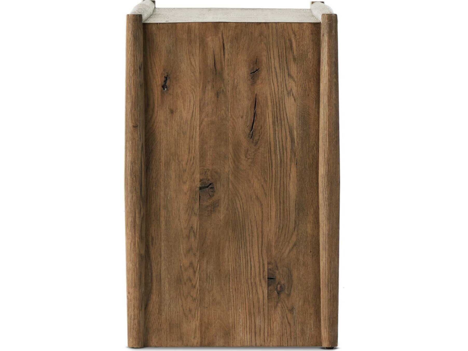 Four Hands Bolton Glenview Rectangular Wood Weathered Oak Console Table