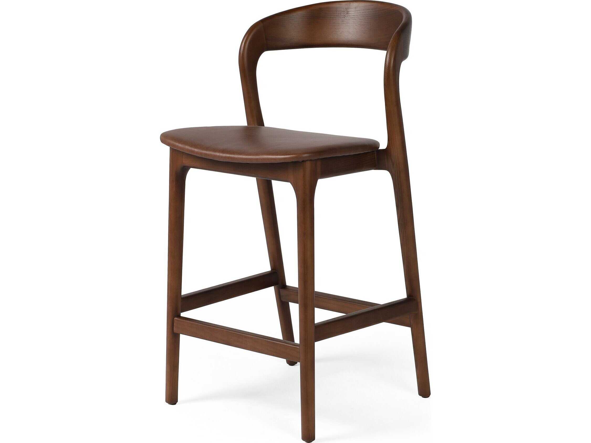 Four Hands Allston Amare Sonoma Coco Ash Wood Counter Stool