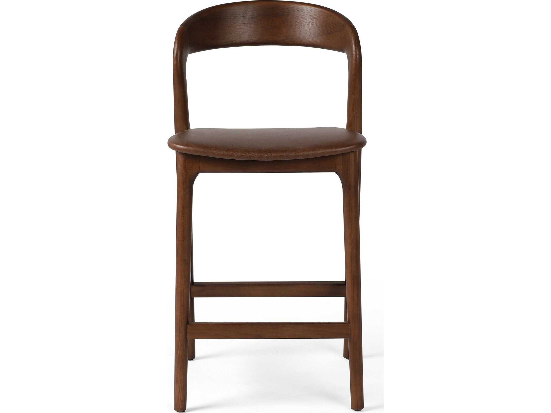 Four Hands Allston Amare Sonoma Coco Ash Wood Counter Stool
