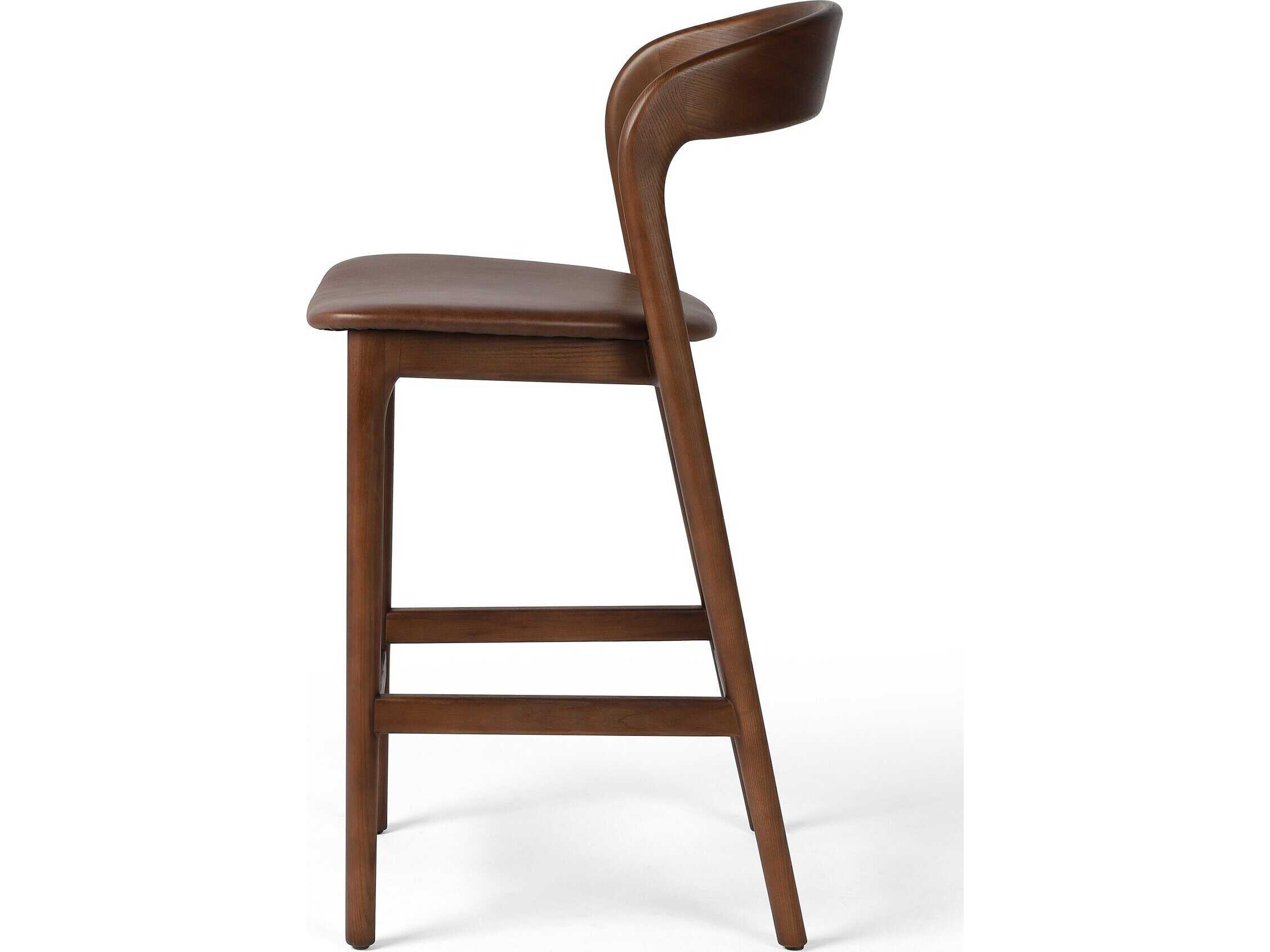 Four Hands Allston Amare Sonoma Coco Ash Wood Counter Stool