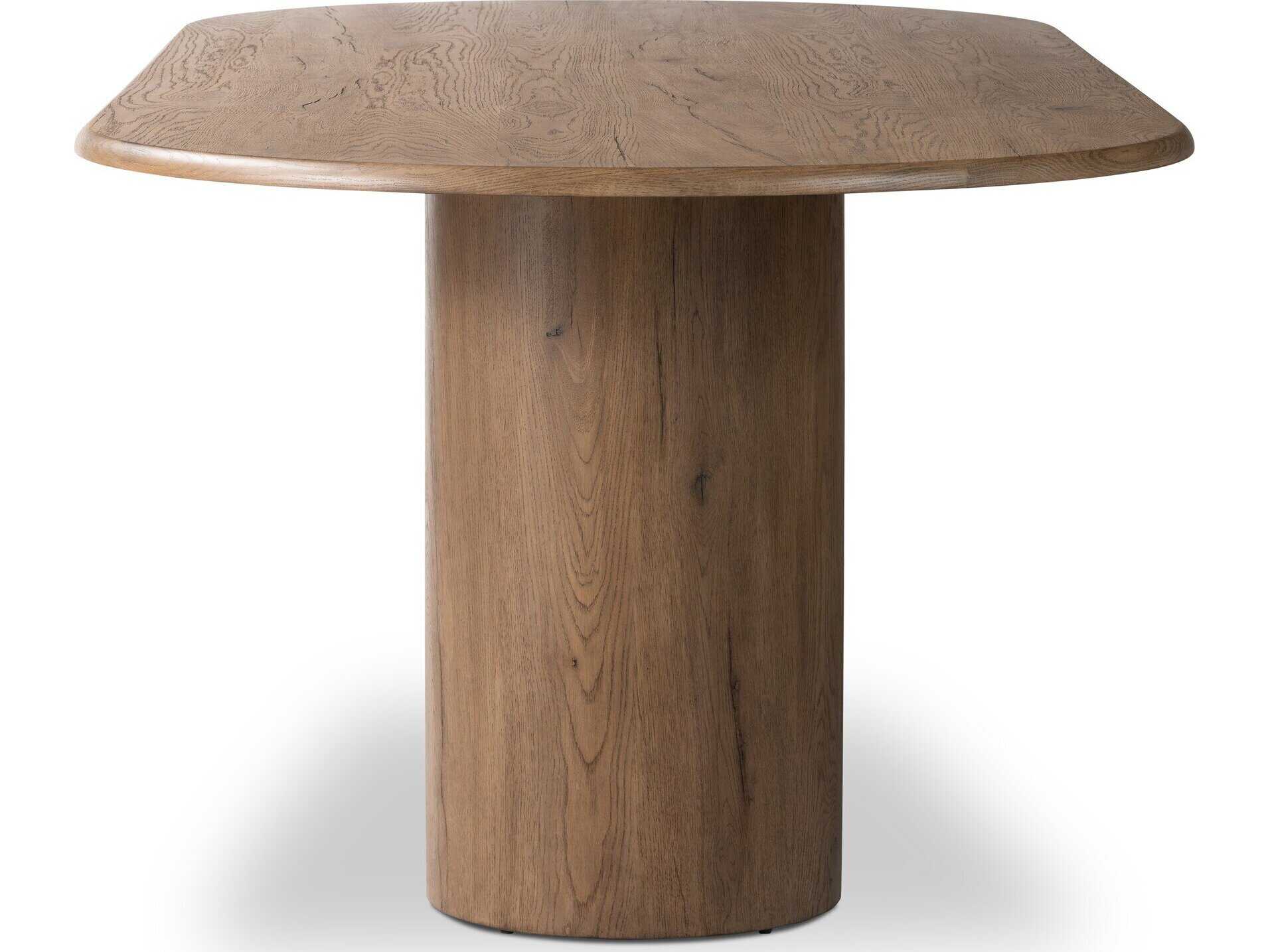 Four Hands Haiden Olexey Rubbed Light Oak Oval Dining Table