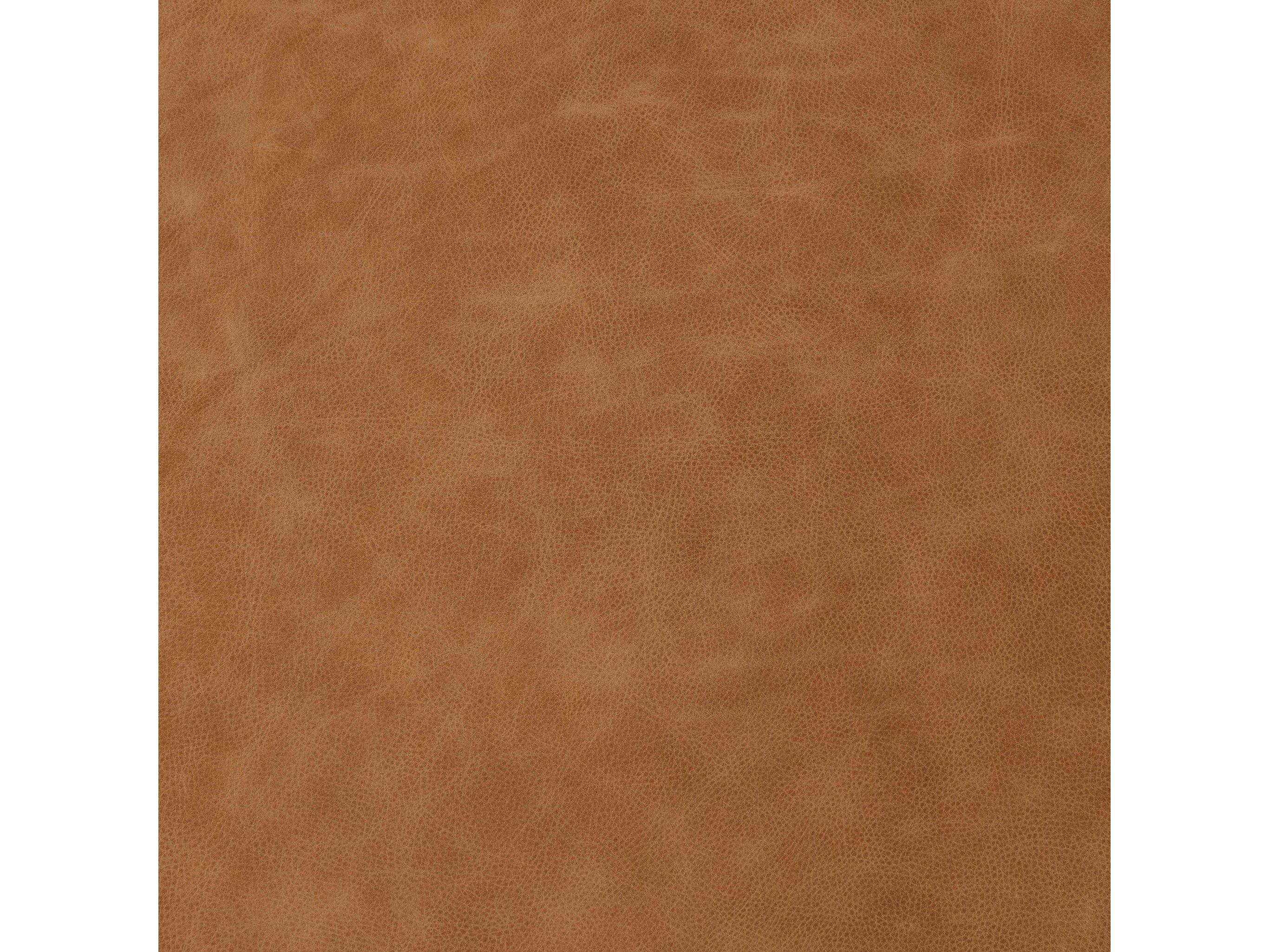 Four Hands Kensington Wellborn Swivel Brown Leather Accent Chair