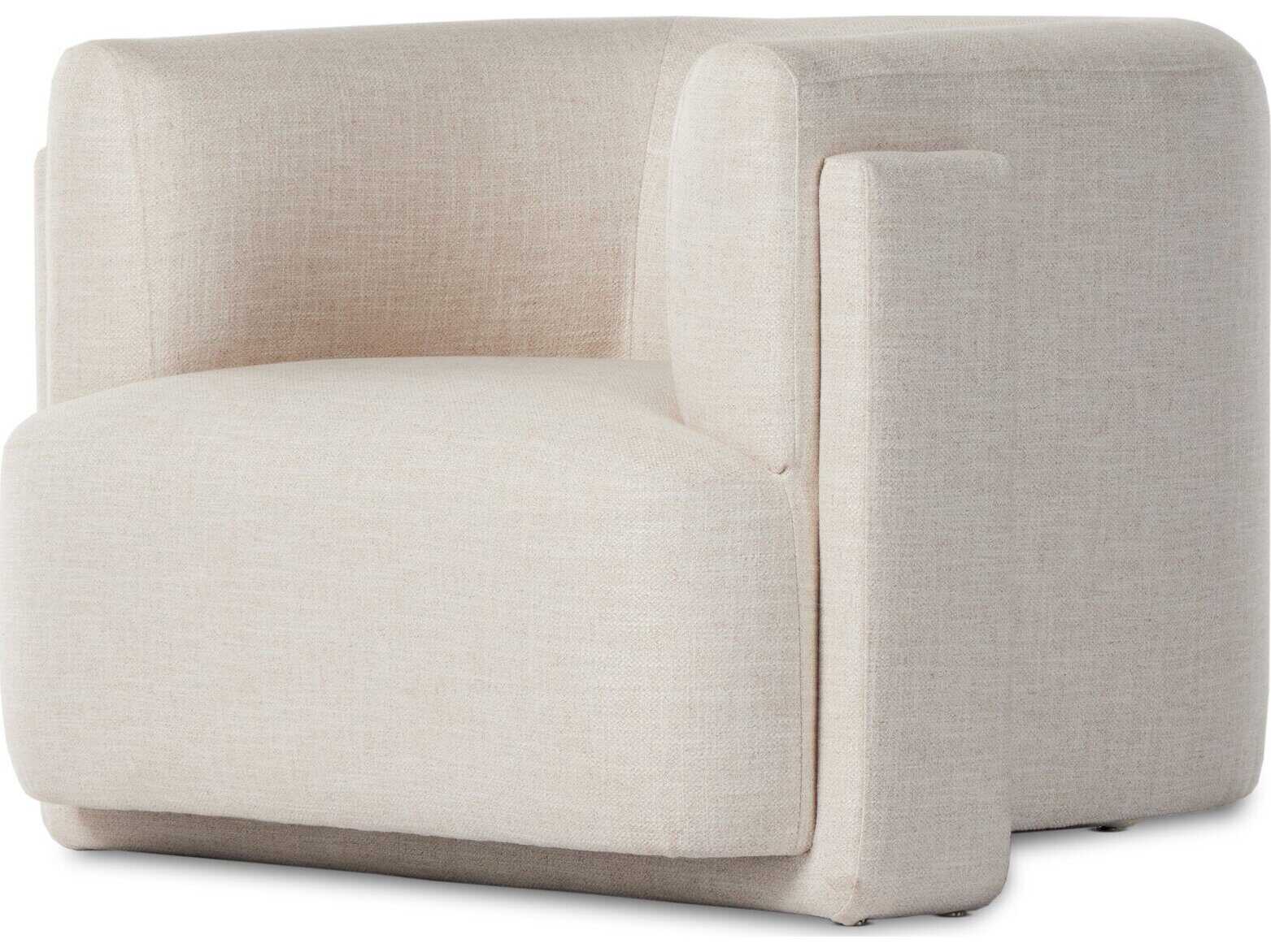 Four Hands Grayson Hartley Cream Fabric Accent Chair