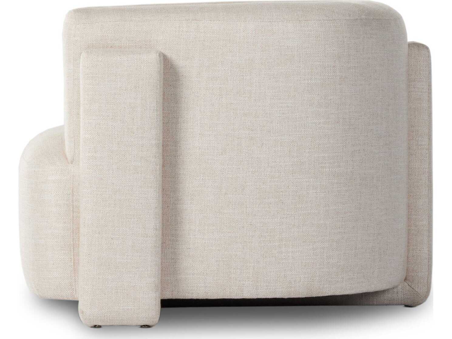 Four Hands Grayson Hartley Cream Fabric Accent Chair