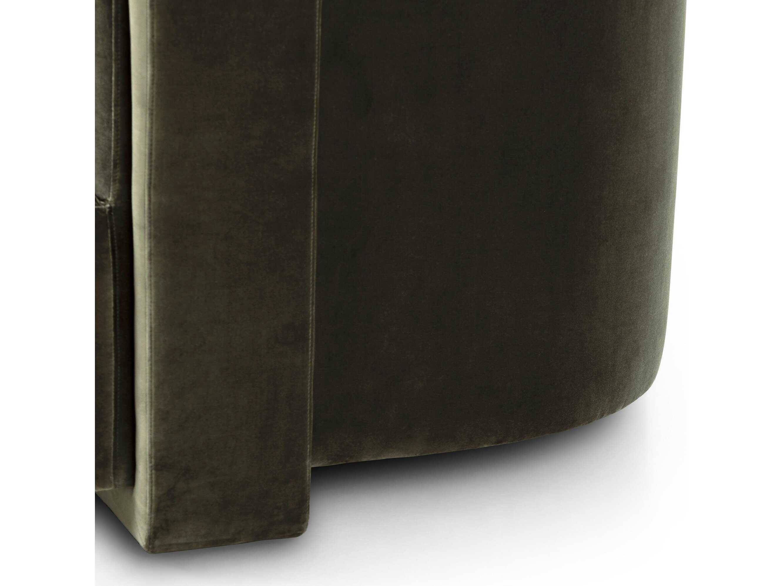 Four Hands Grayson Hartley Surrey Olive Velvet Accent Chair